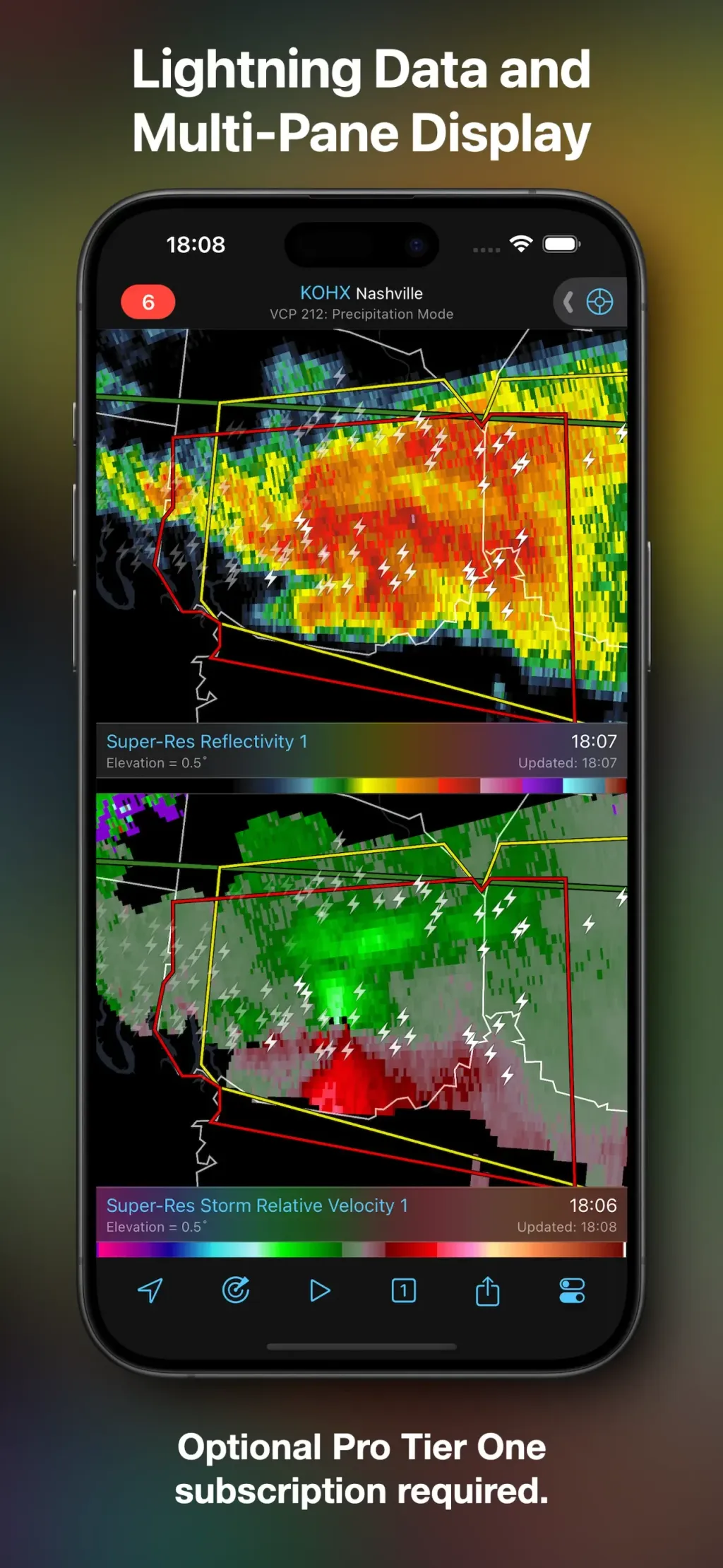 RadarScope App Store screenshot 6