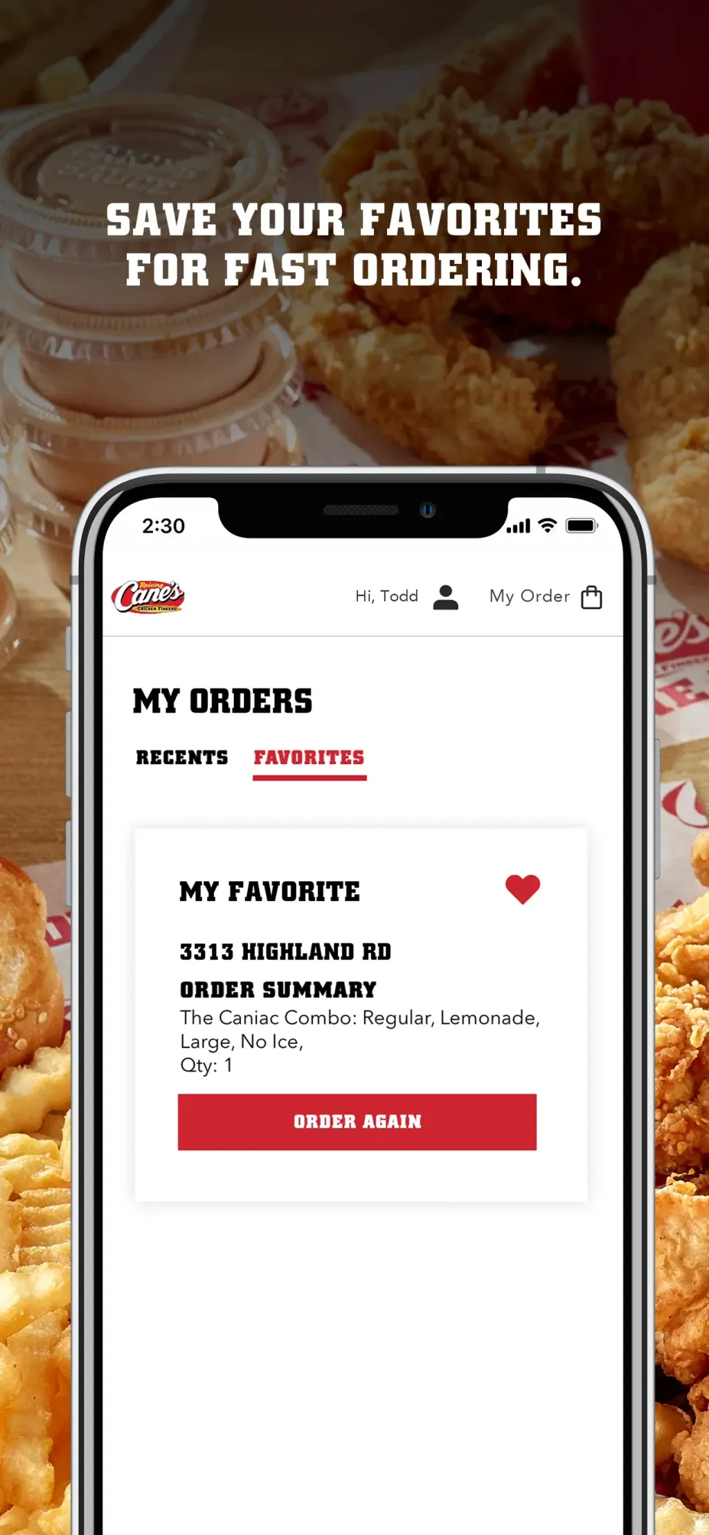 Raising Cane's Chicken Fingers screenshot 2
