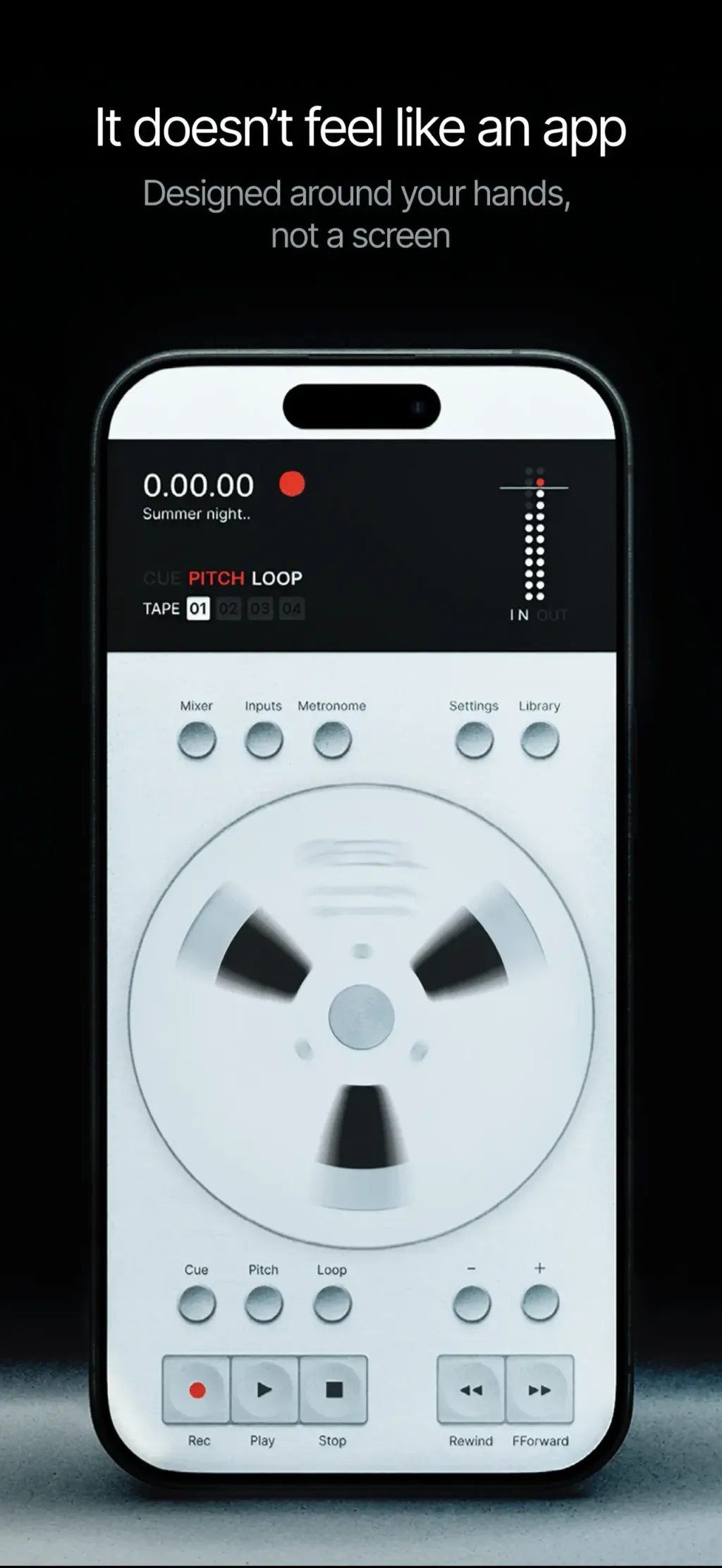 Reel: 4-Track Recorder App Store screenshot 1
