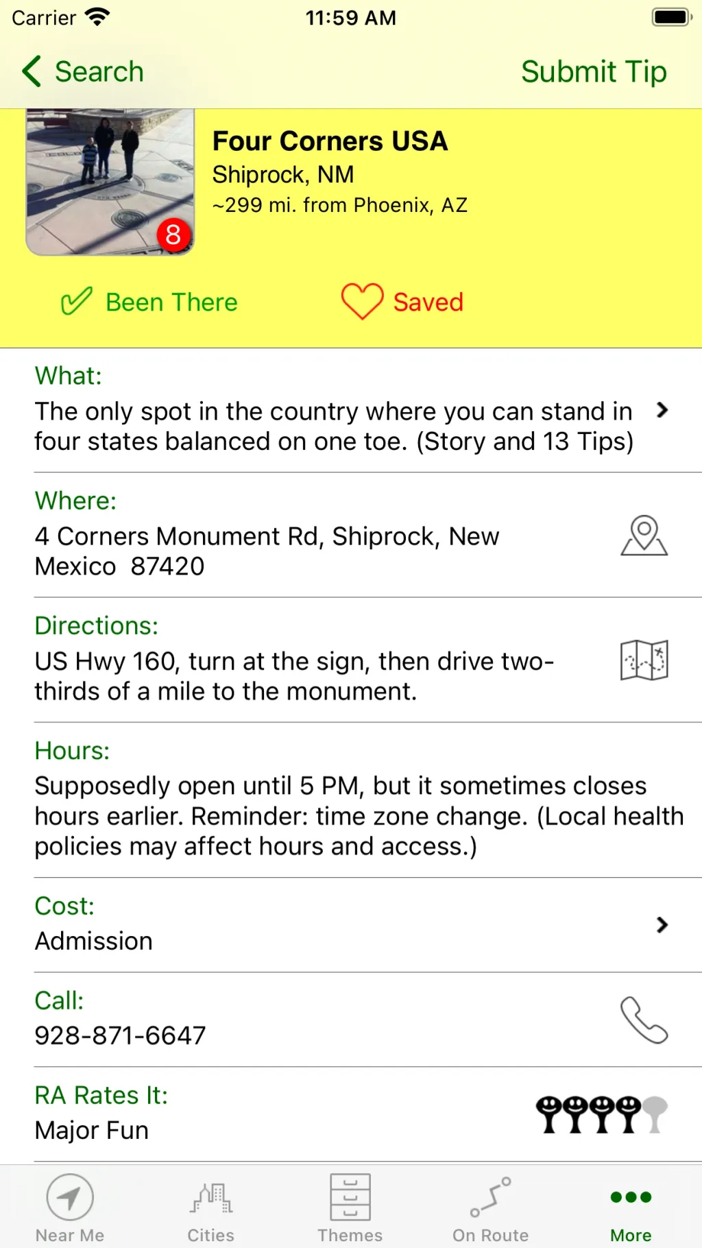 Roadside America App Store screenshot 3