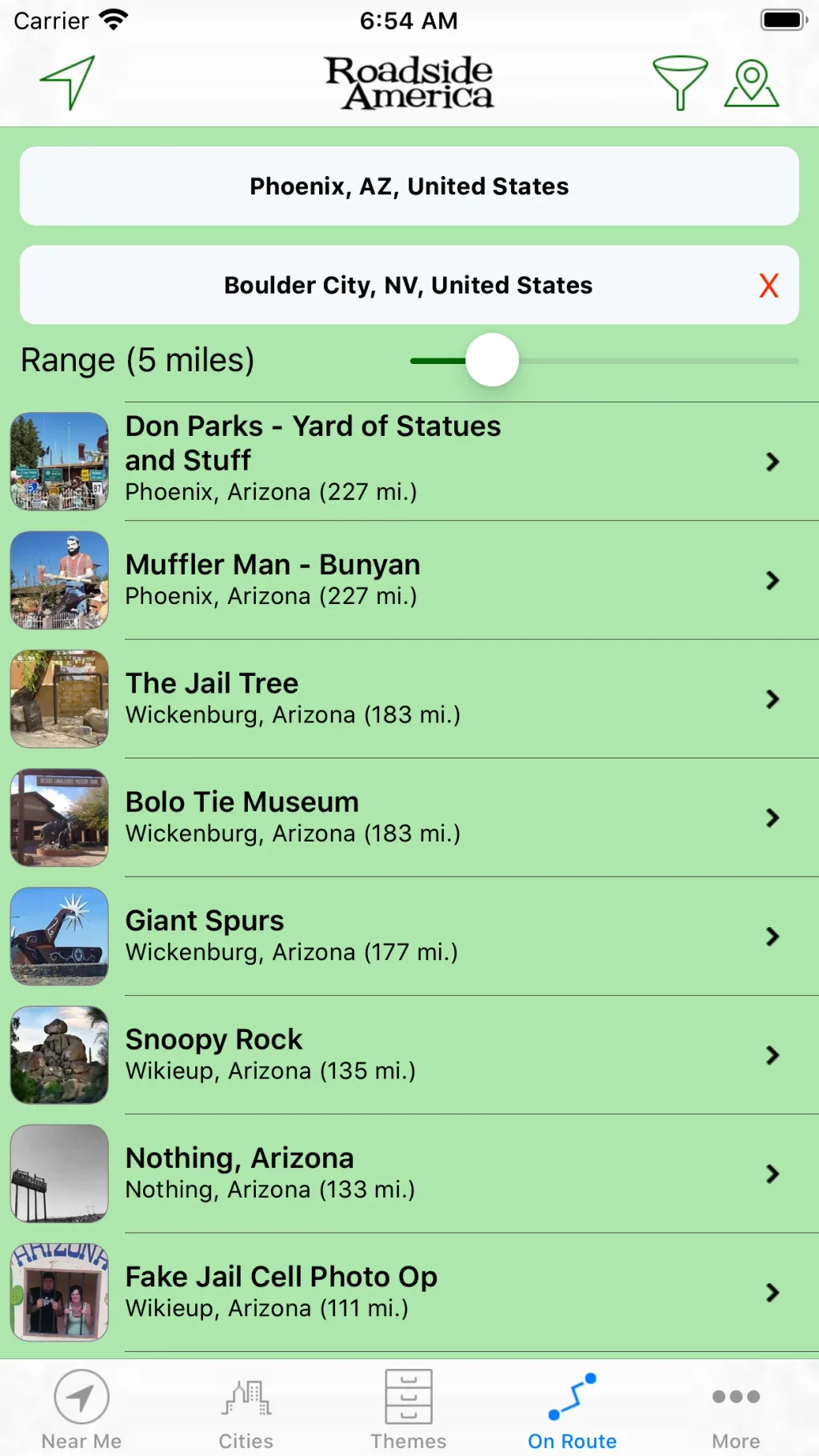 Roadside America App Store screenshot 4