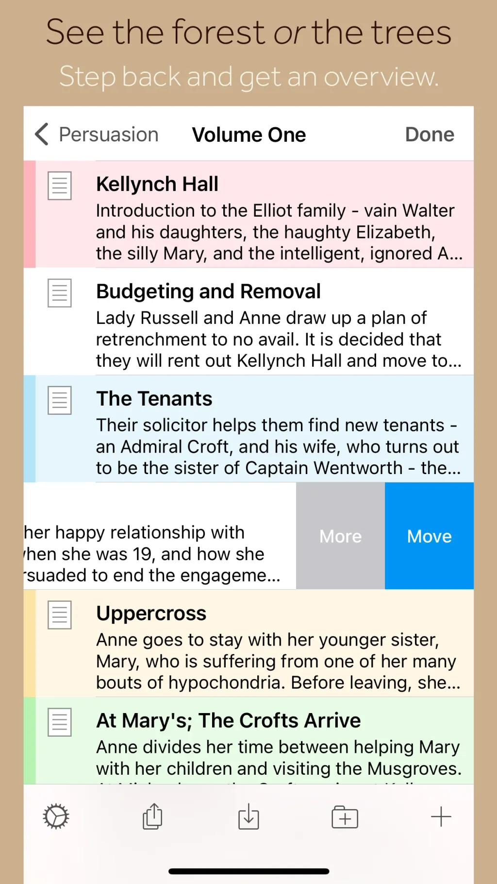 Scrivener App Store screenshot 3