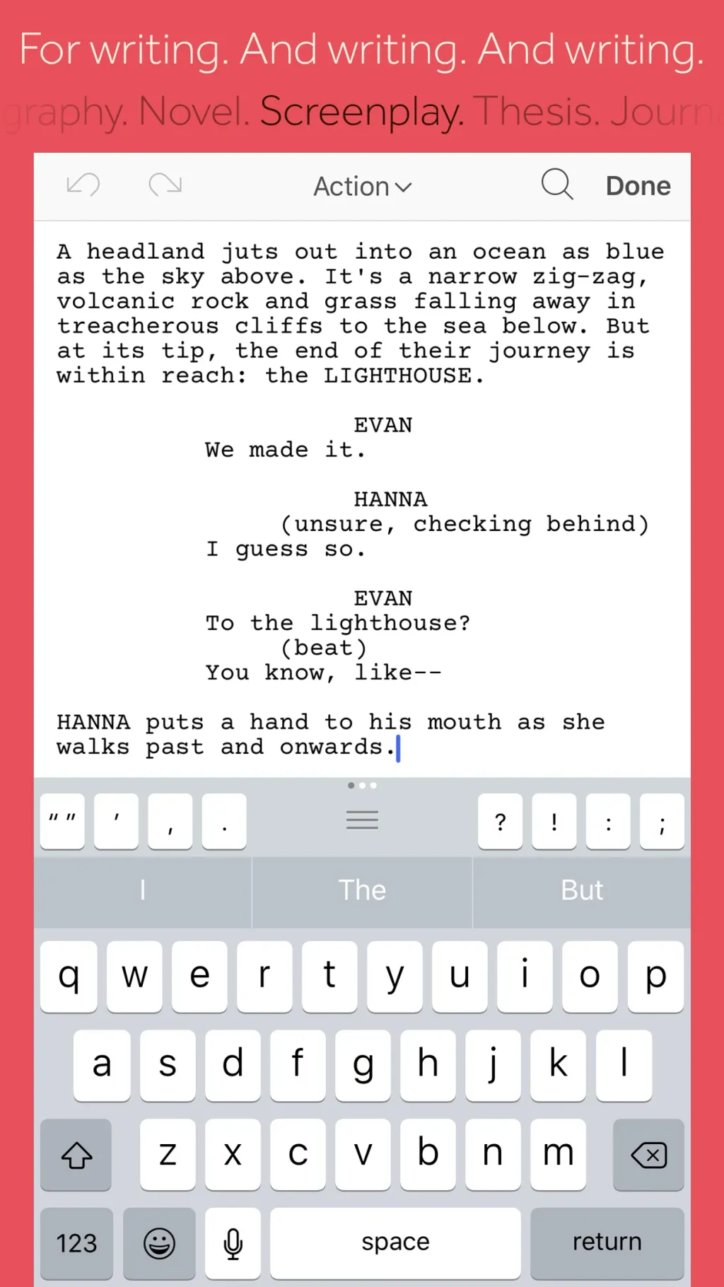 Scrivener App Store screenshot 4