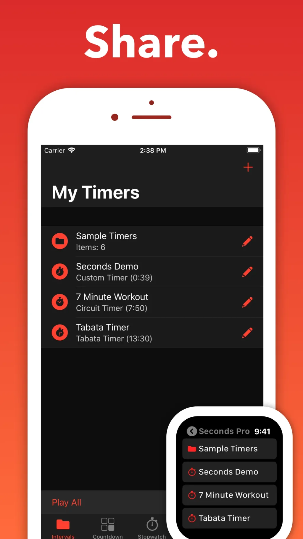 Seconds Pro Interval Timer App Store screenshot 6