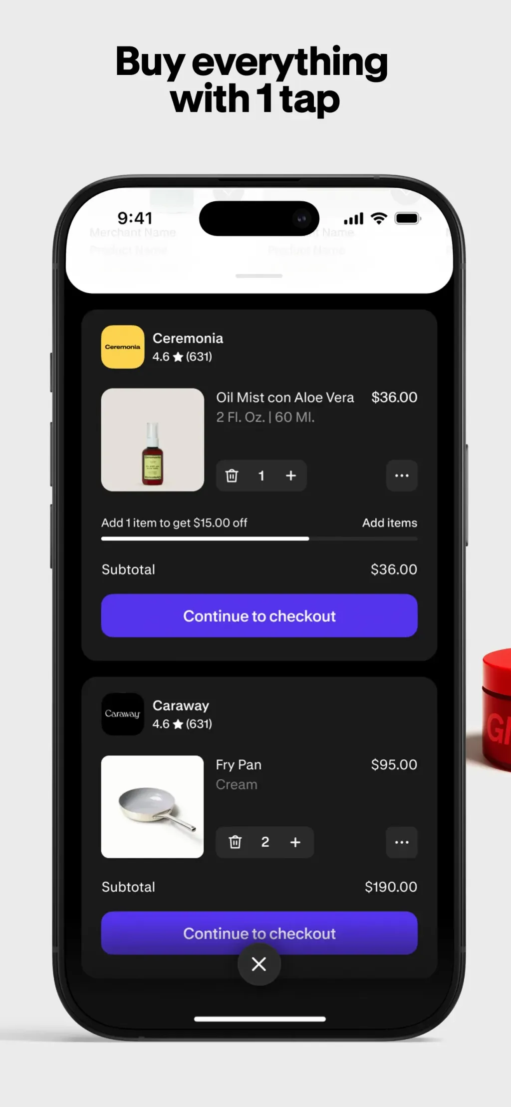 Shop: All your favorite brands App Store screenshot 3