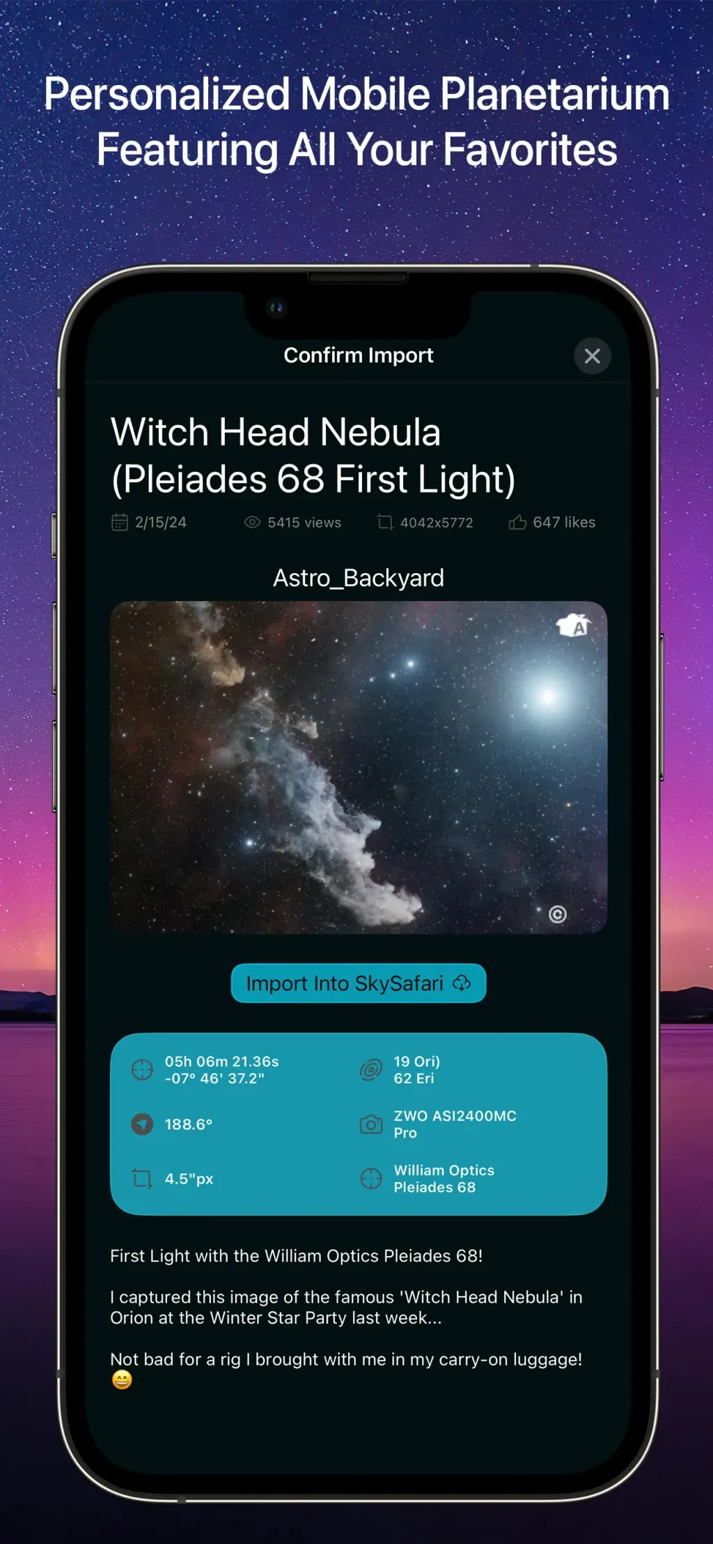 SkySafari App Store screenshot 5