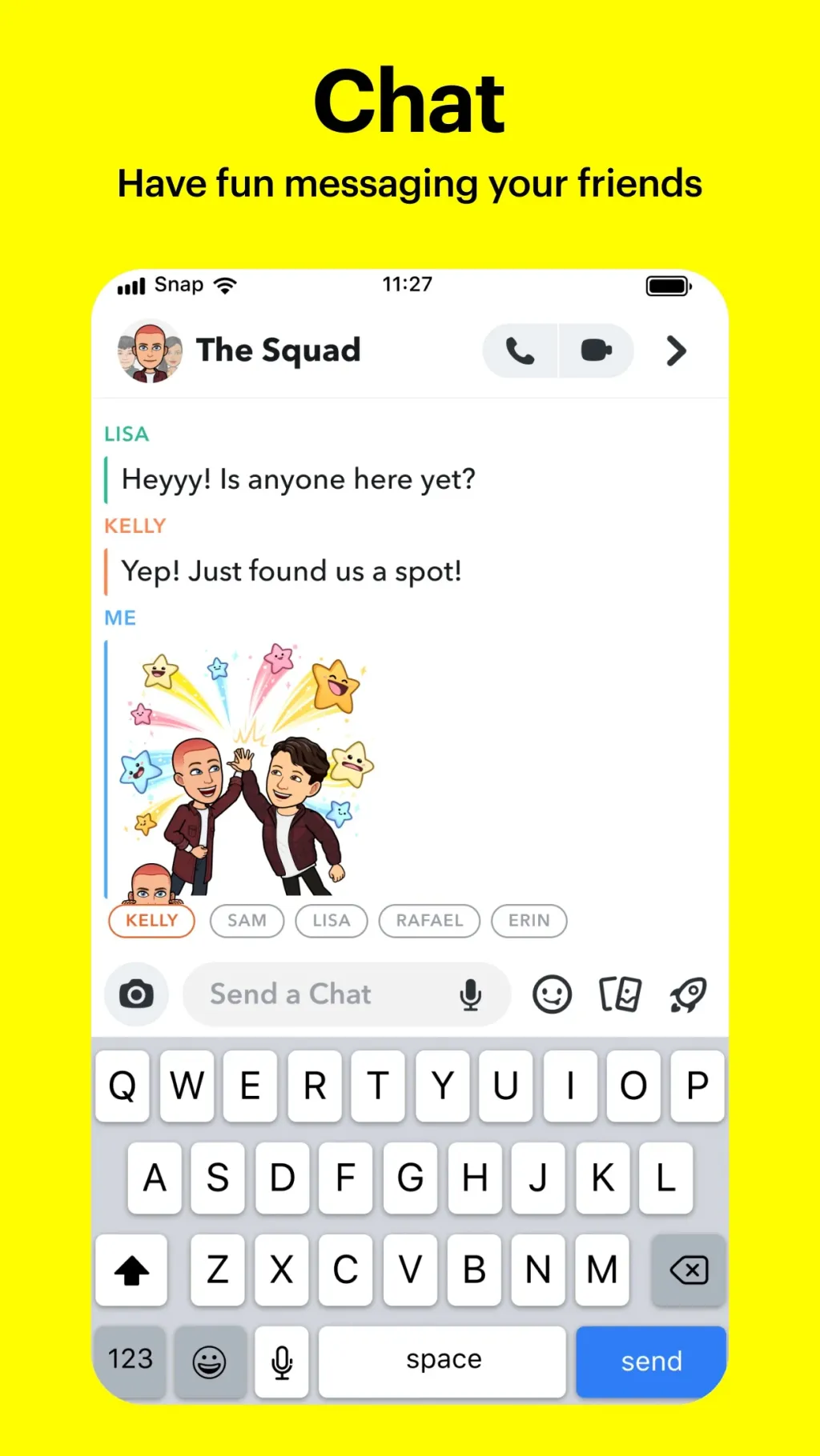 Snapchat App Store screenshot 2