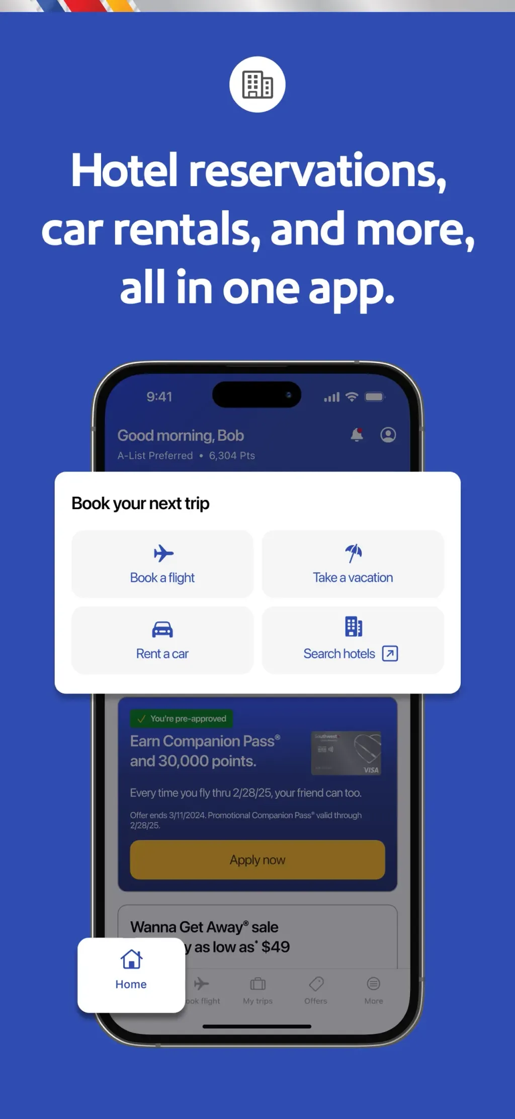 Southwest Airlines: Travel App screenshot 2