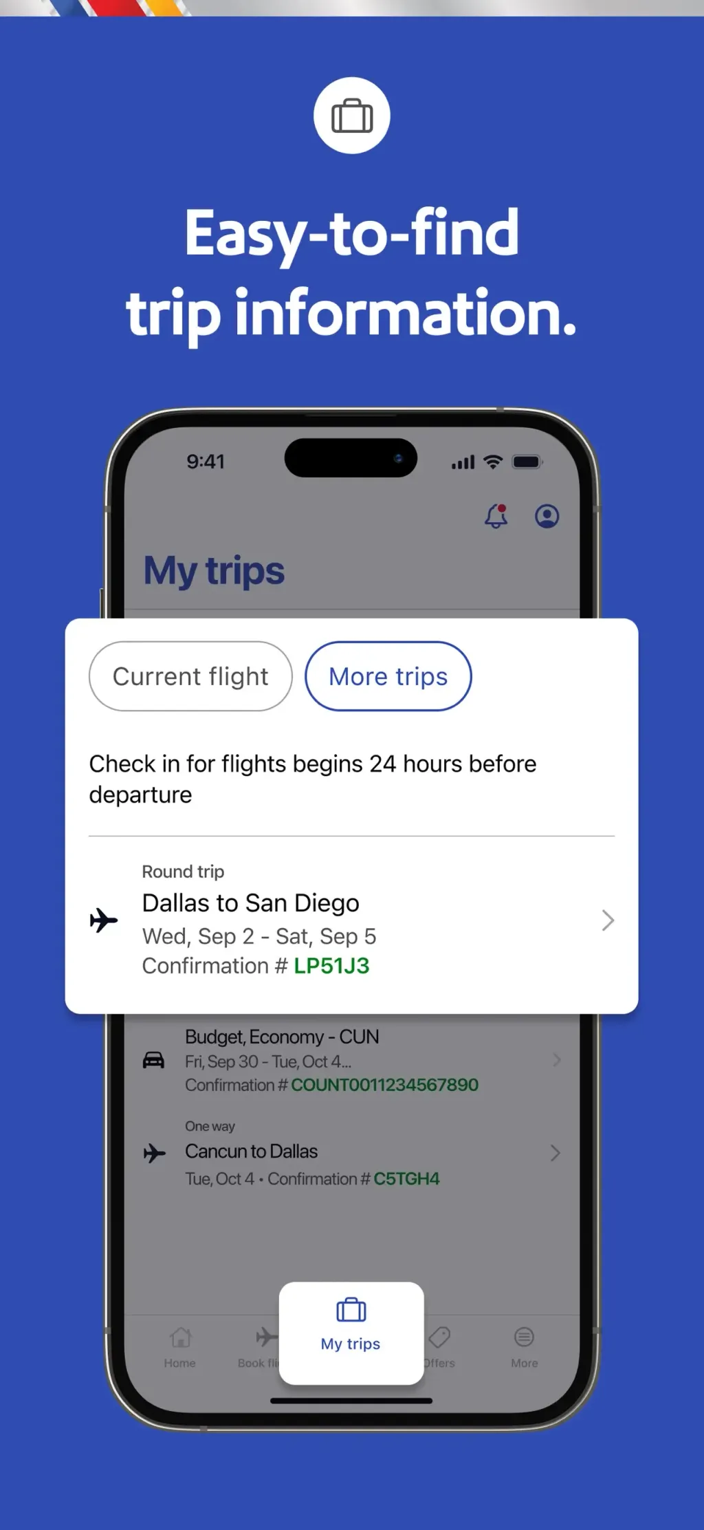 Southwest Airlines: Travel App screenshot 2