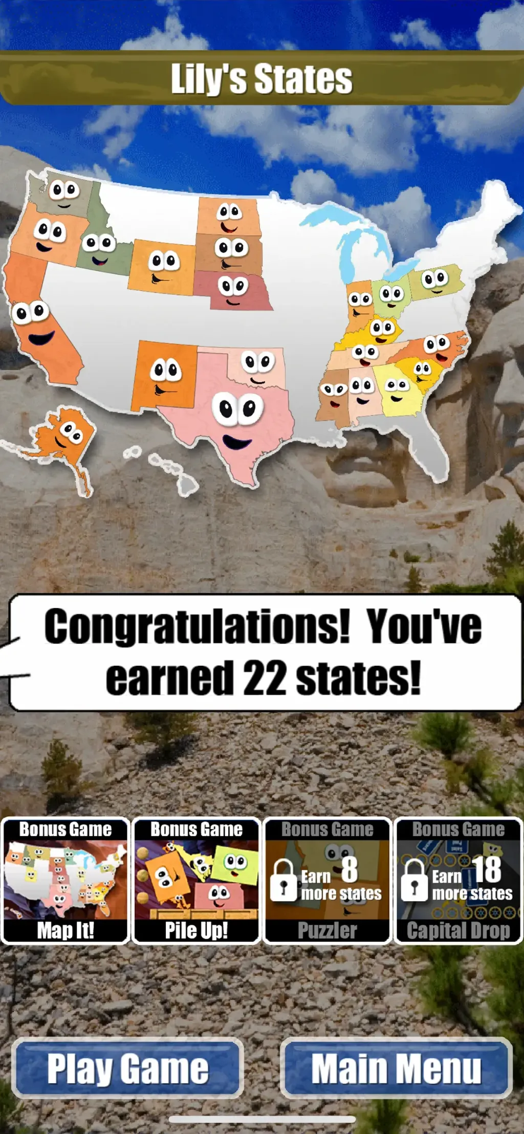 Stack the States® screenshot 3