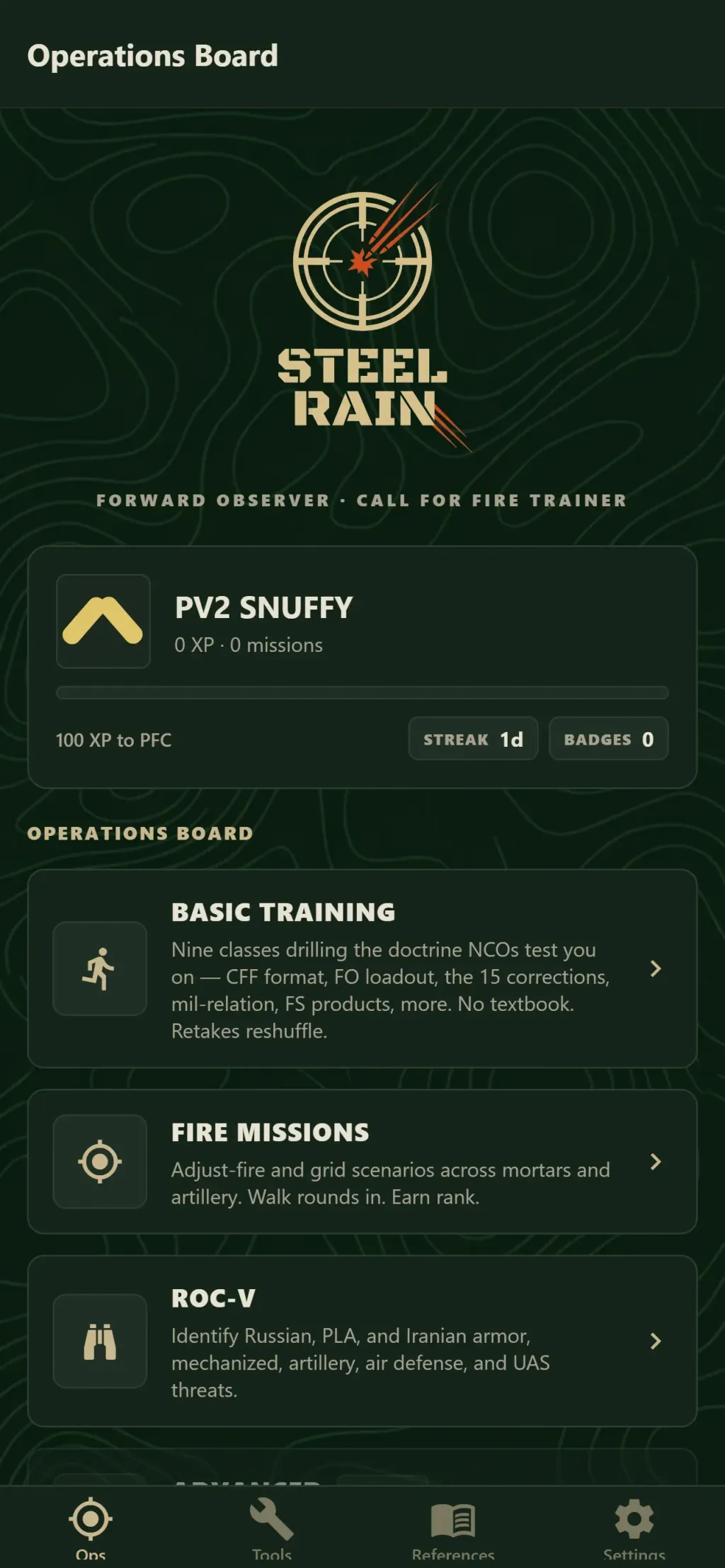 Steel Rain Call for Fire App Store screenshot 4