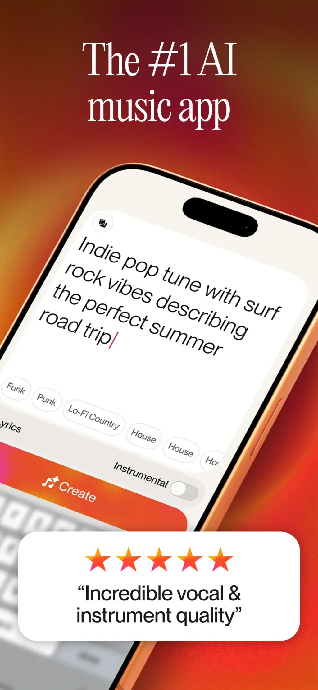 Suno - AI Songs & Music App Store screenshot 1