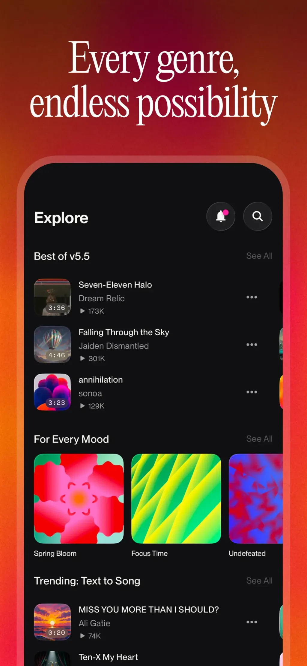 Suno - AI Songs & Music App Store screenshot 2