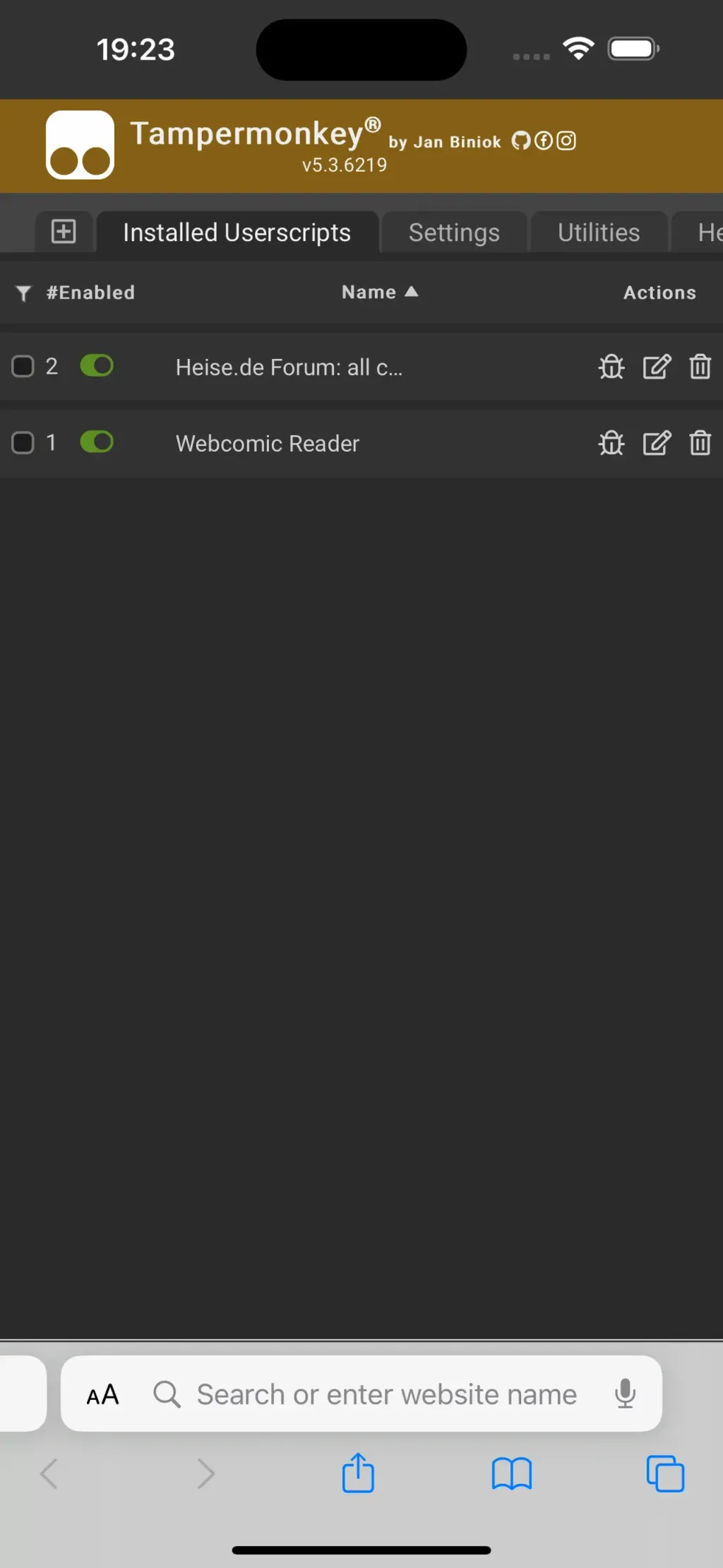Tampermonkey App Store screenshot 2