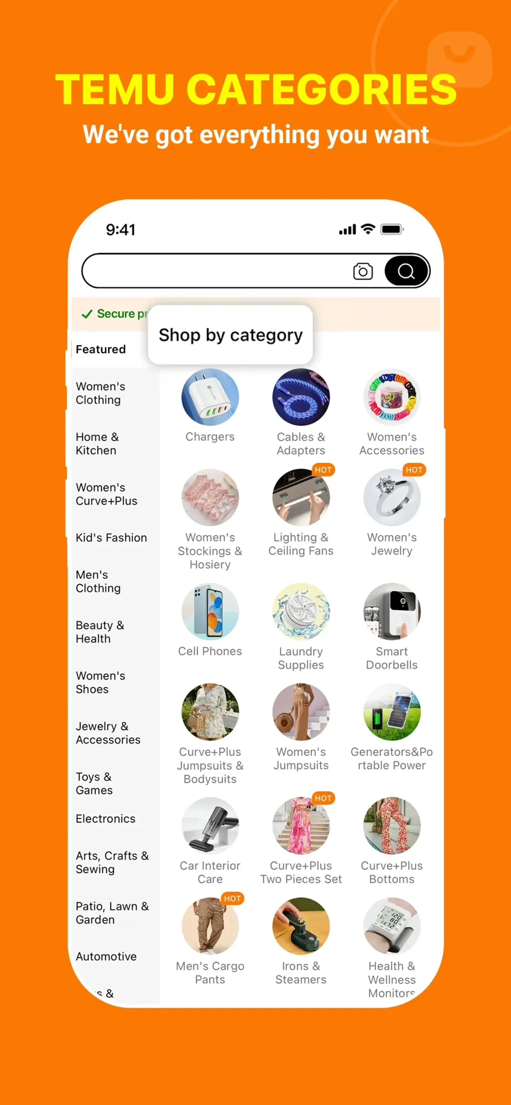 Temu: Shop Like a Billionaire screenshot 1