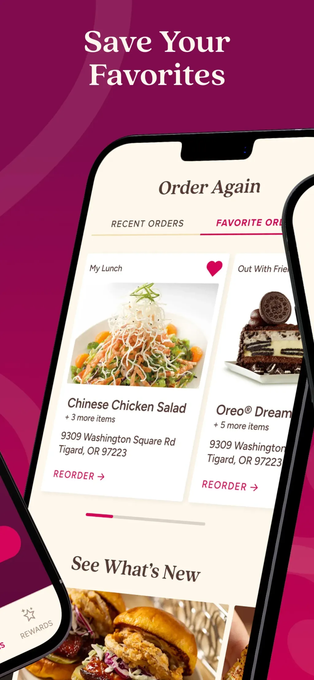 The Cheesecake Factory App Store screenshot 4