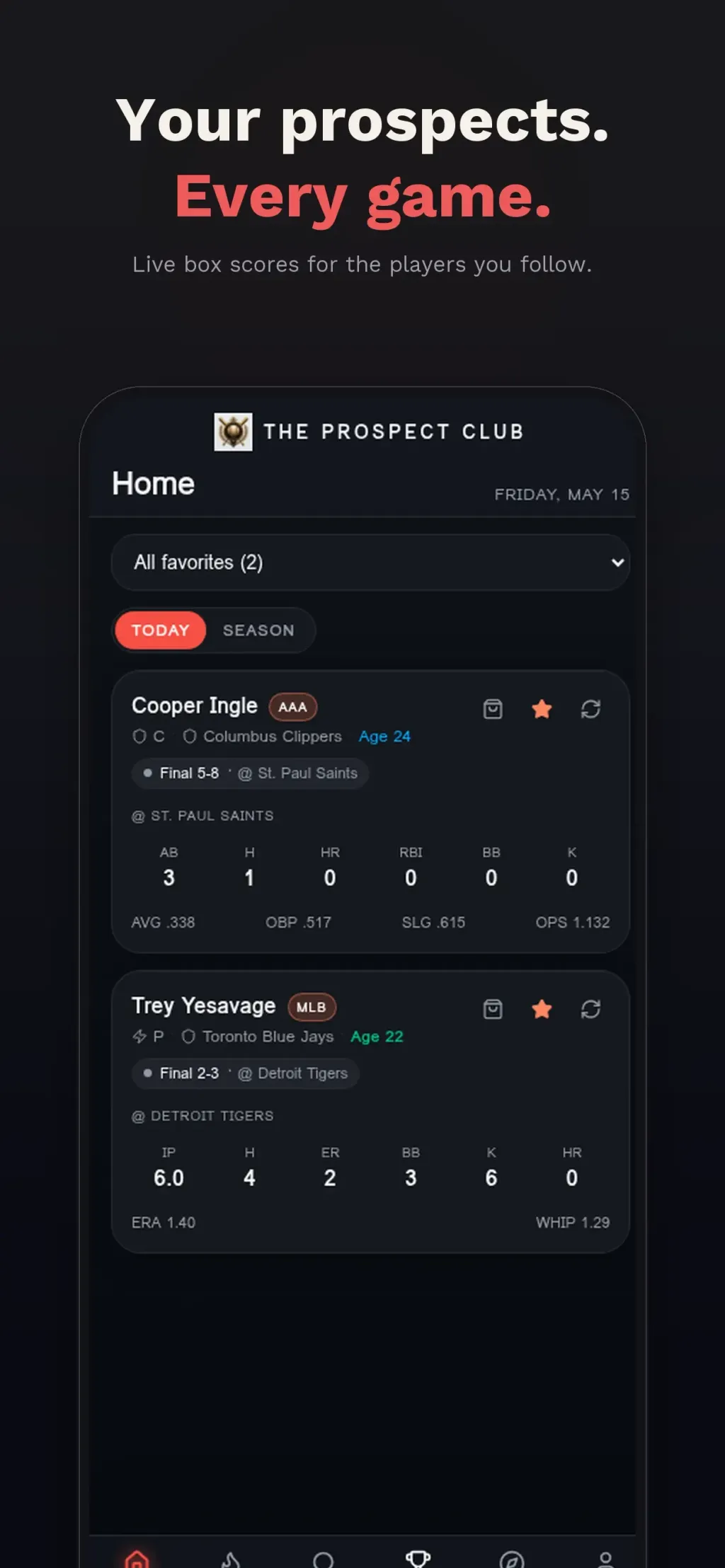 The Prospect Club App Store screenshot 1