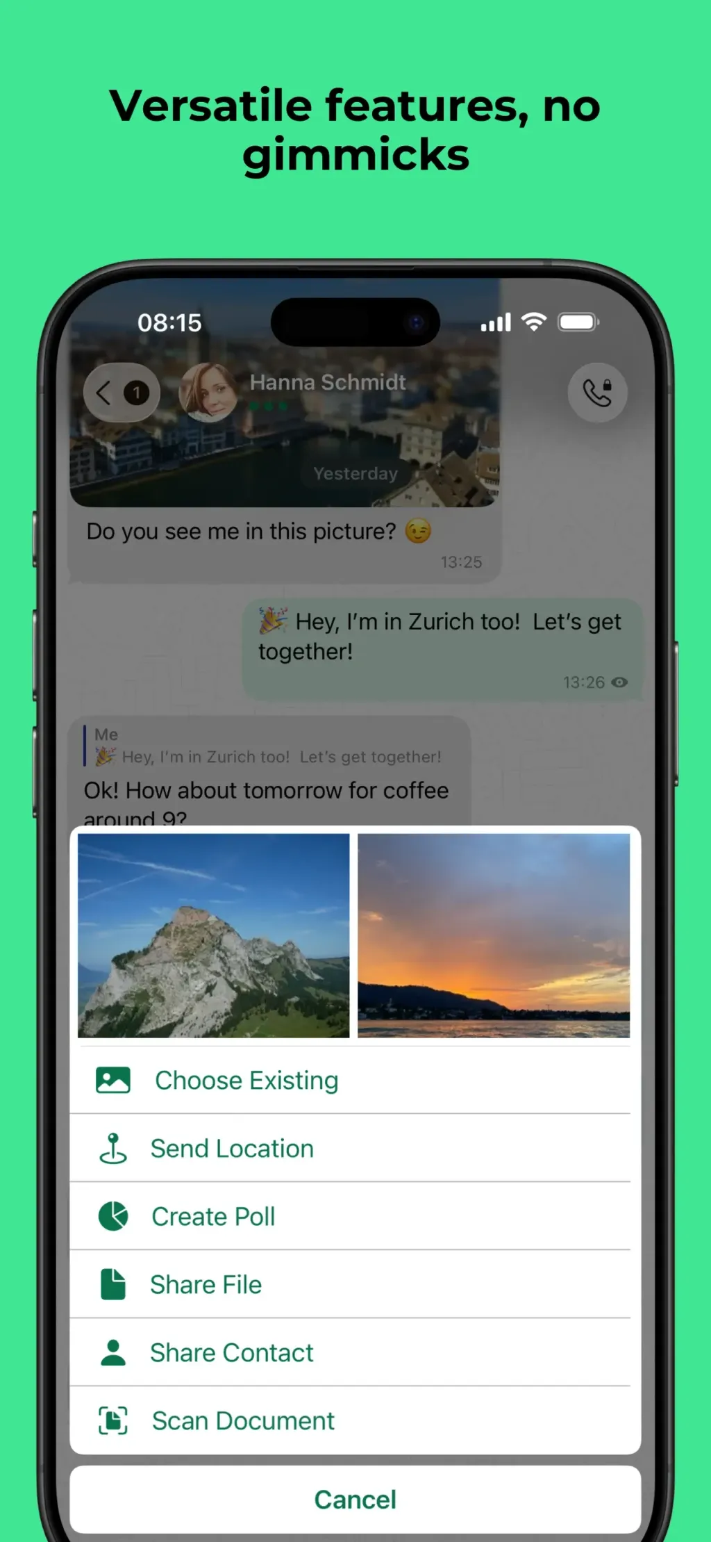 Threema. The Secure Messenger App Store screenshot 2