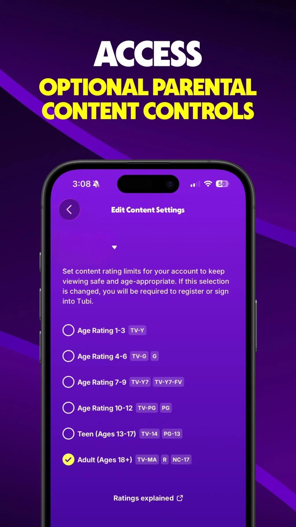 Tubi: Movies & Live TV App Store screenshot 5