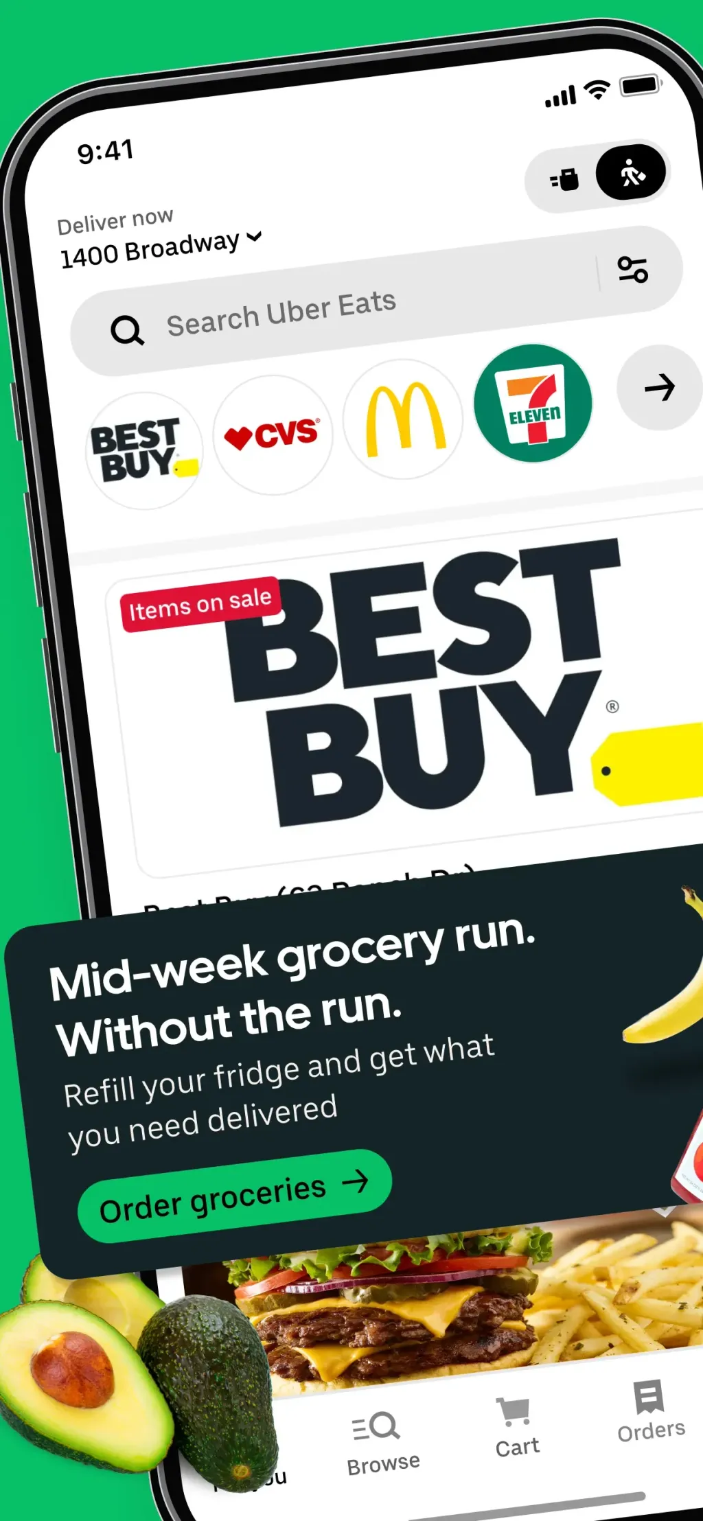 Uber Eats: Food & Groceries screenshot 1