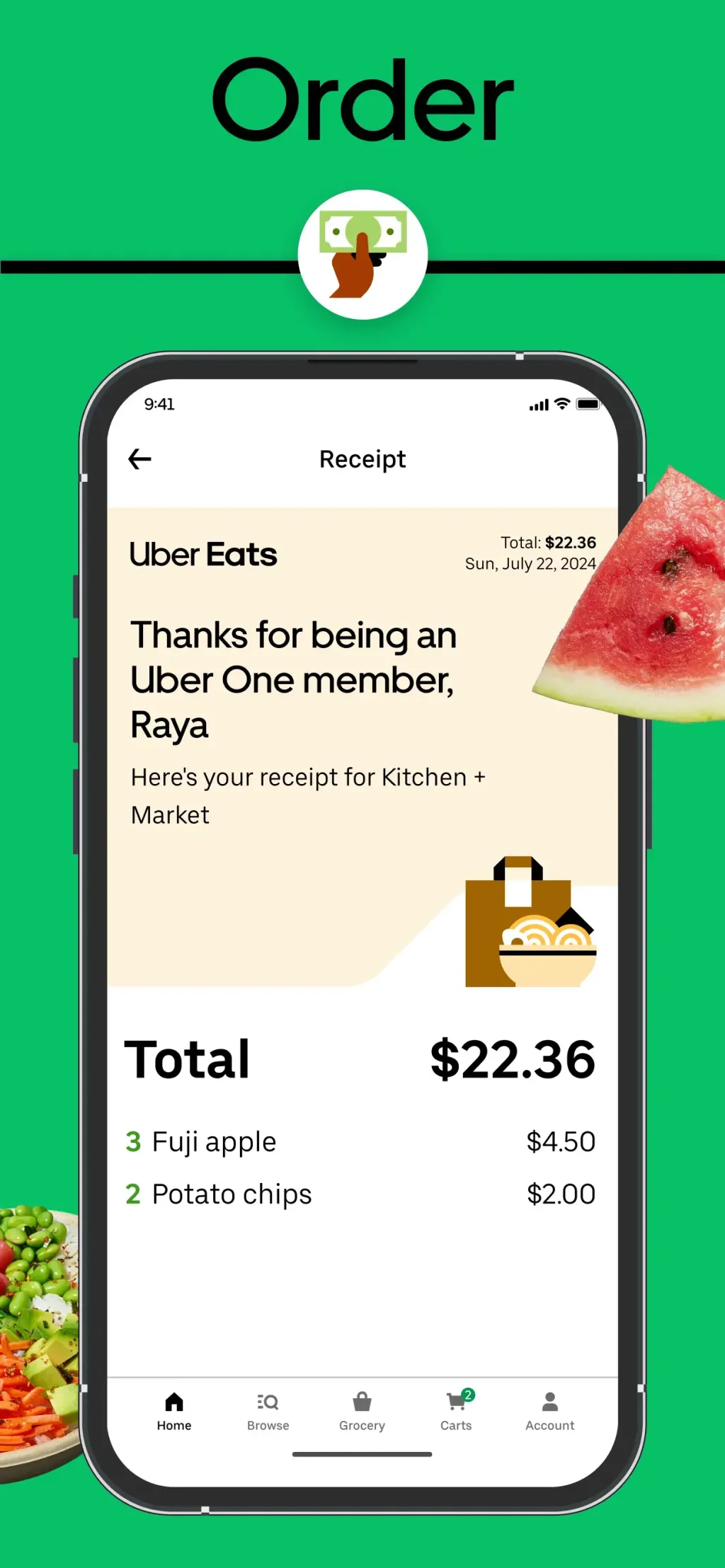 Uber Eats: Food & Groceries App Store screenshot 4