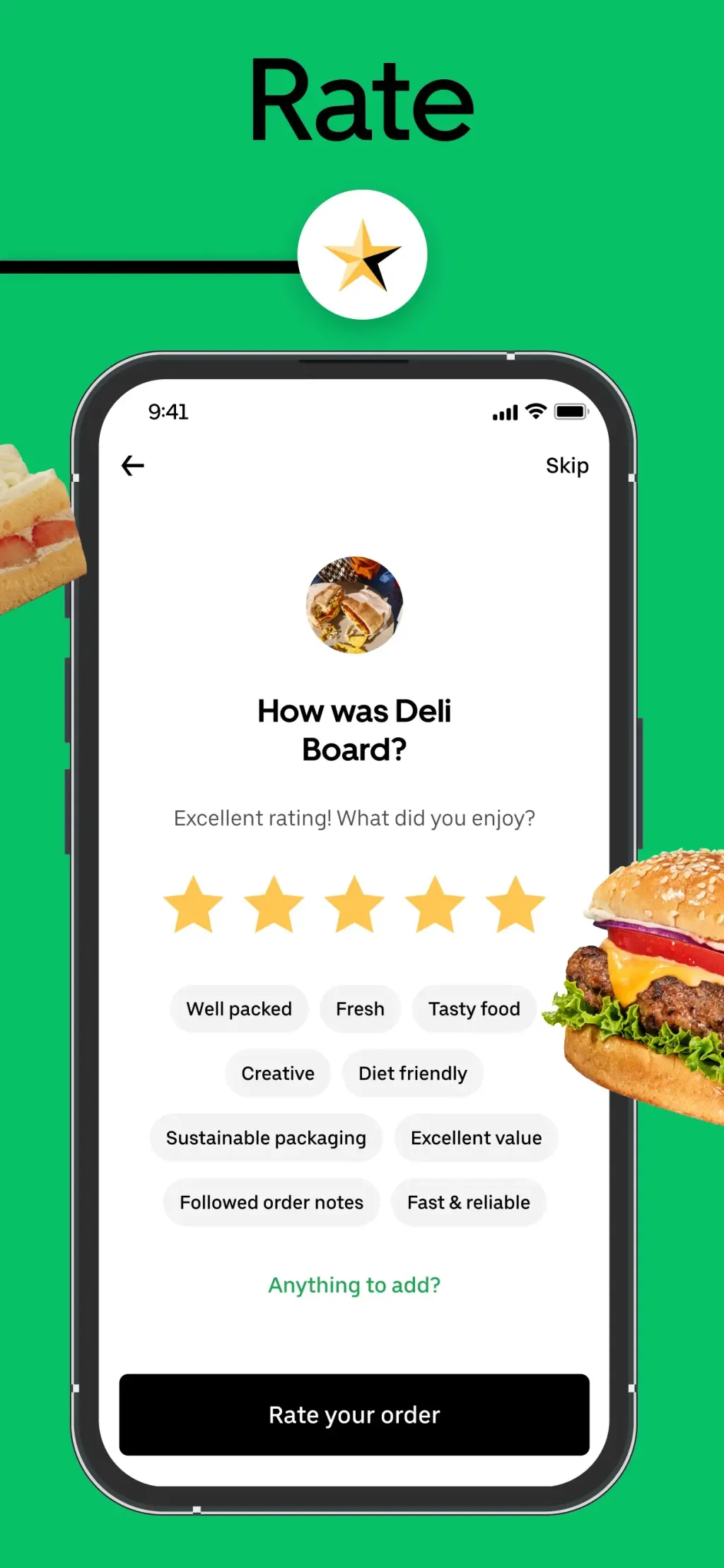 Uber Eats: Food & Groceries App Store screenshot 7