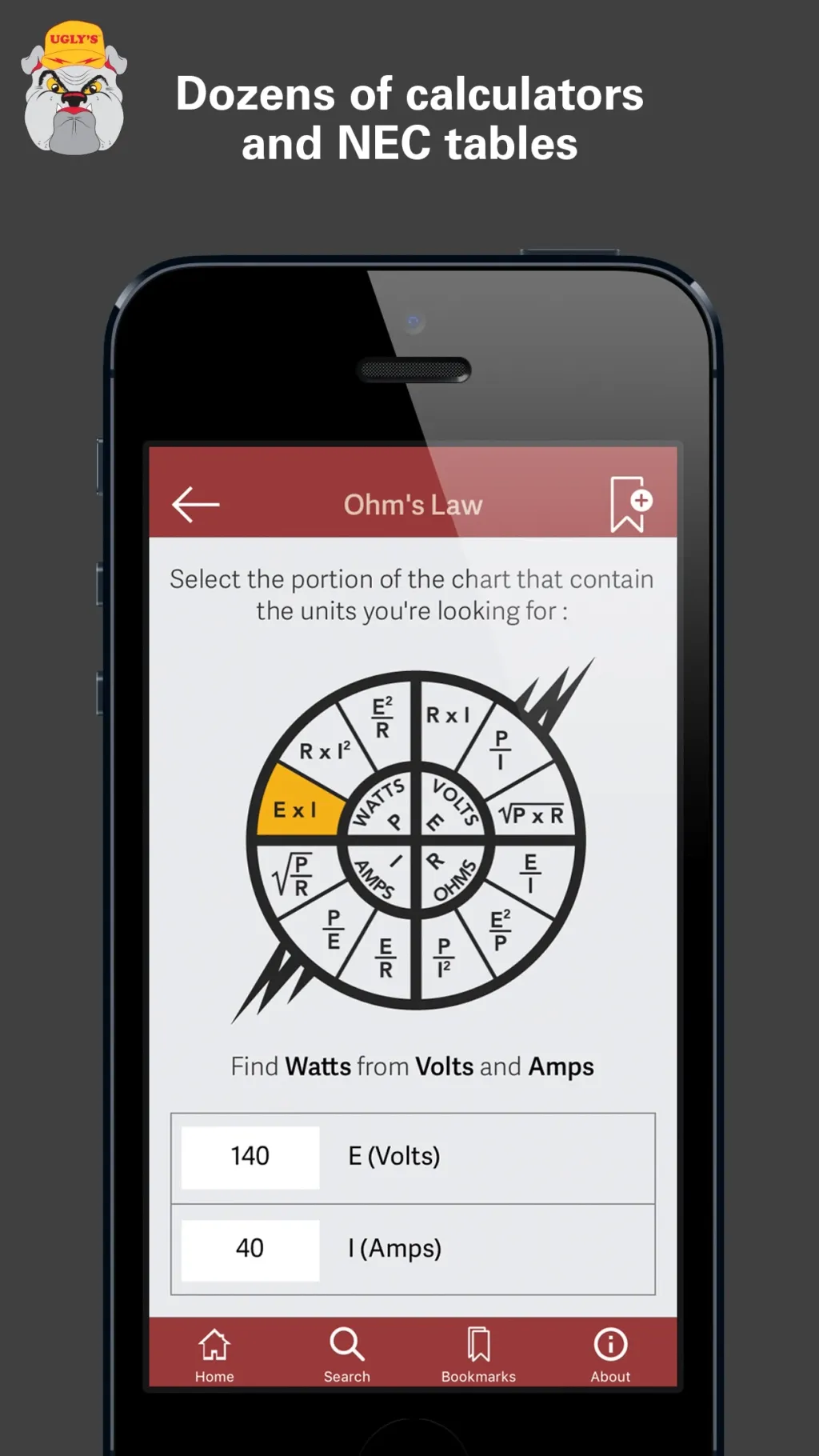 Ugly's Electrical References App Store screenshot 1