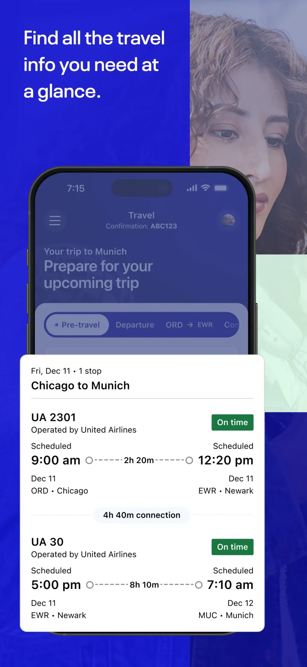 United Airlines App Store screenshot 1