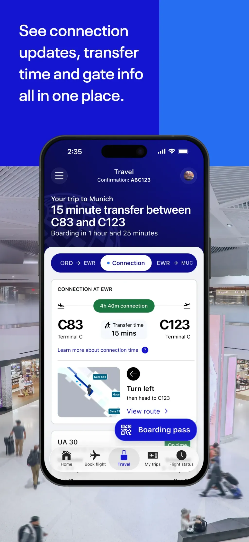 United Airlines App Store screenshot 3