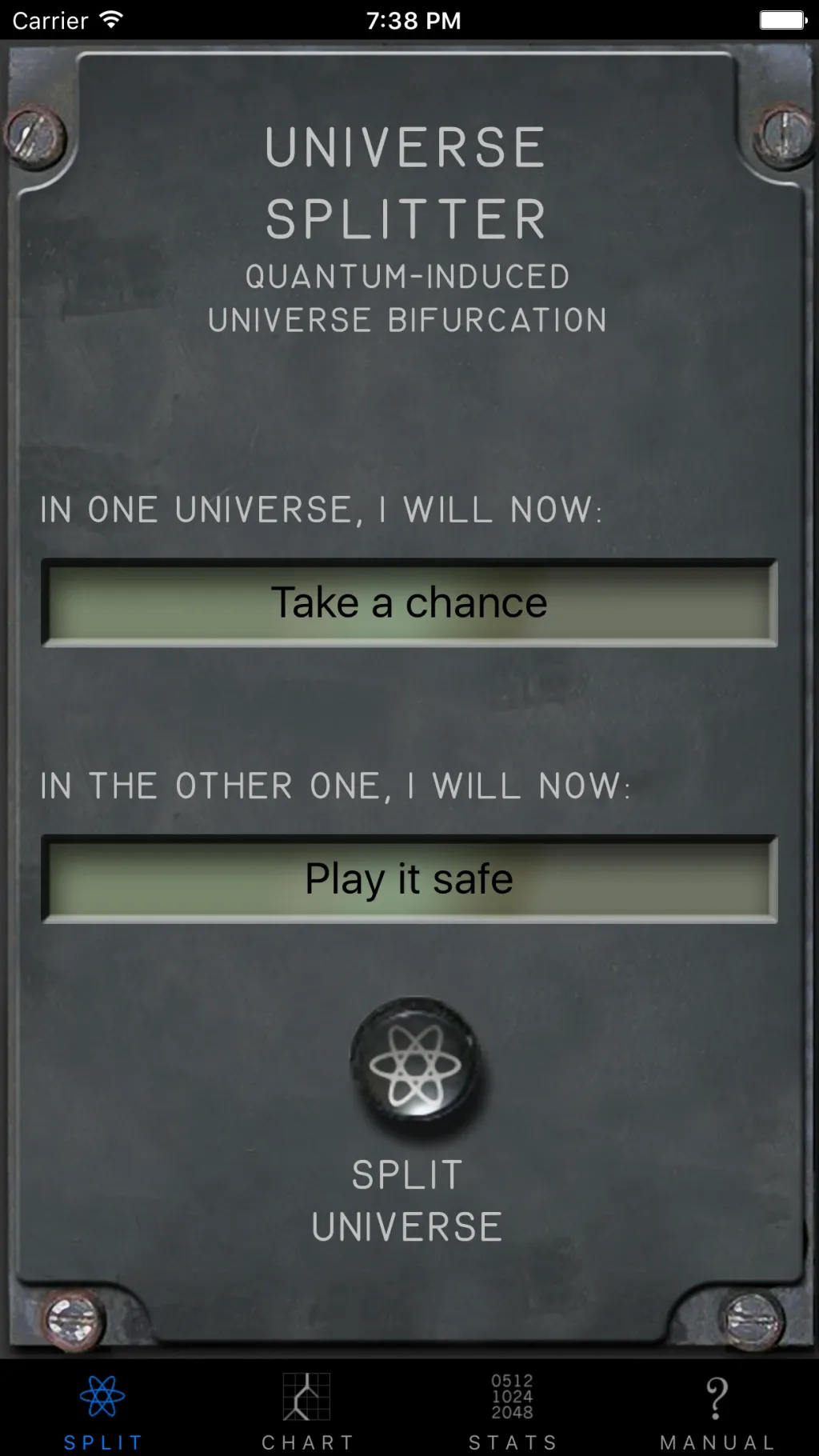 Universe Splitter screenshot 1