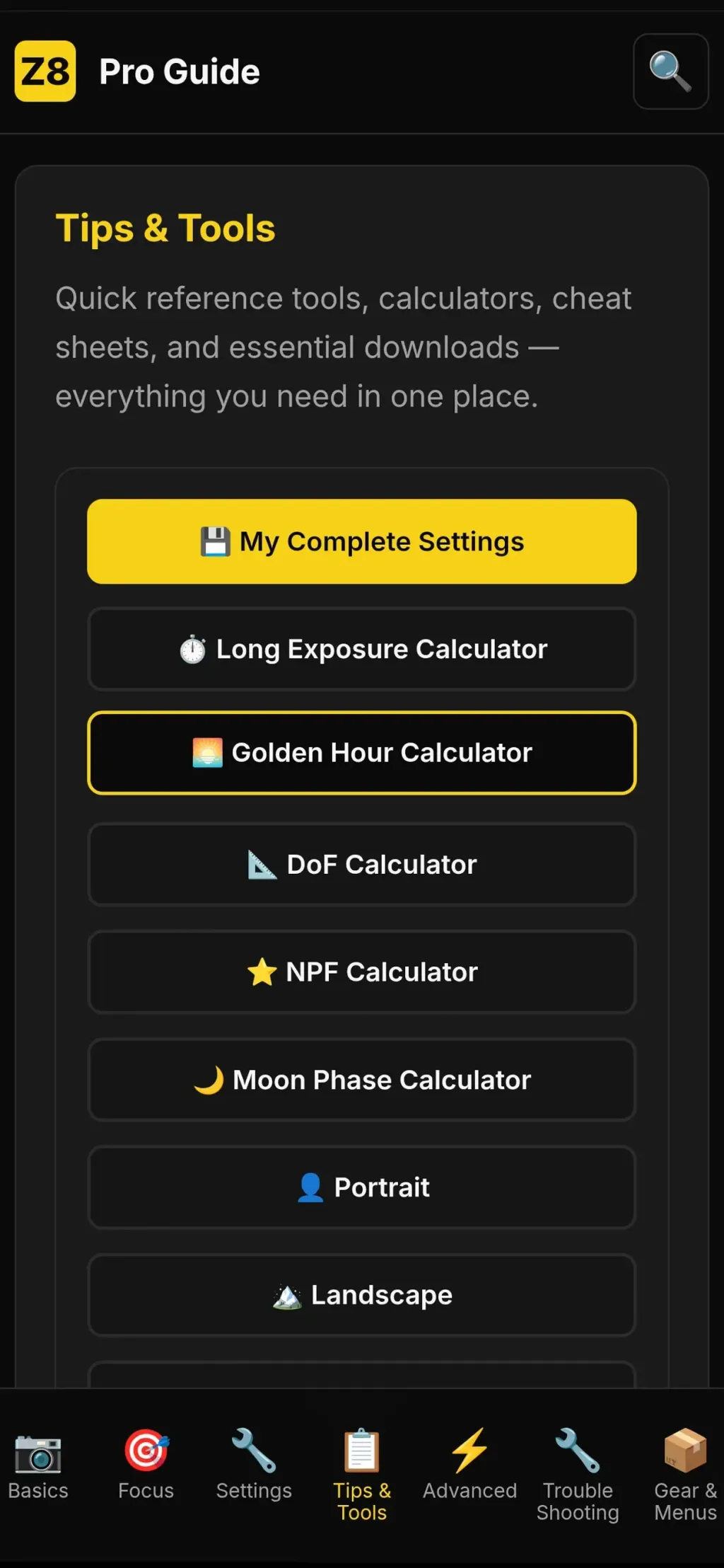 Unofficial Z8 Pro Guide App Store screenshot 3