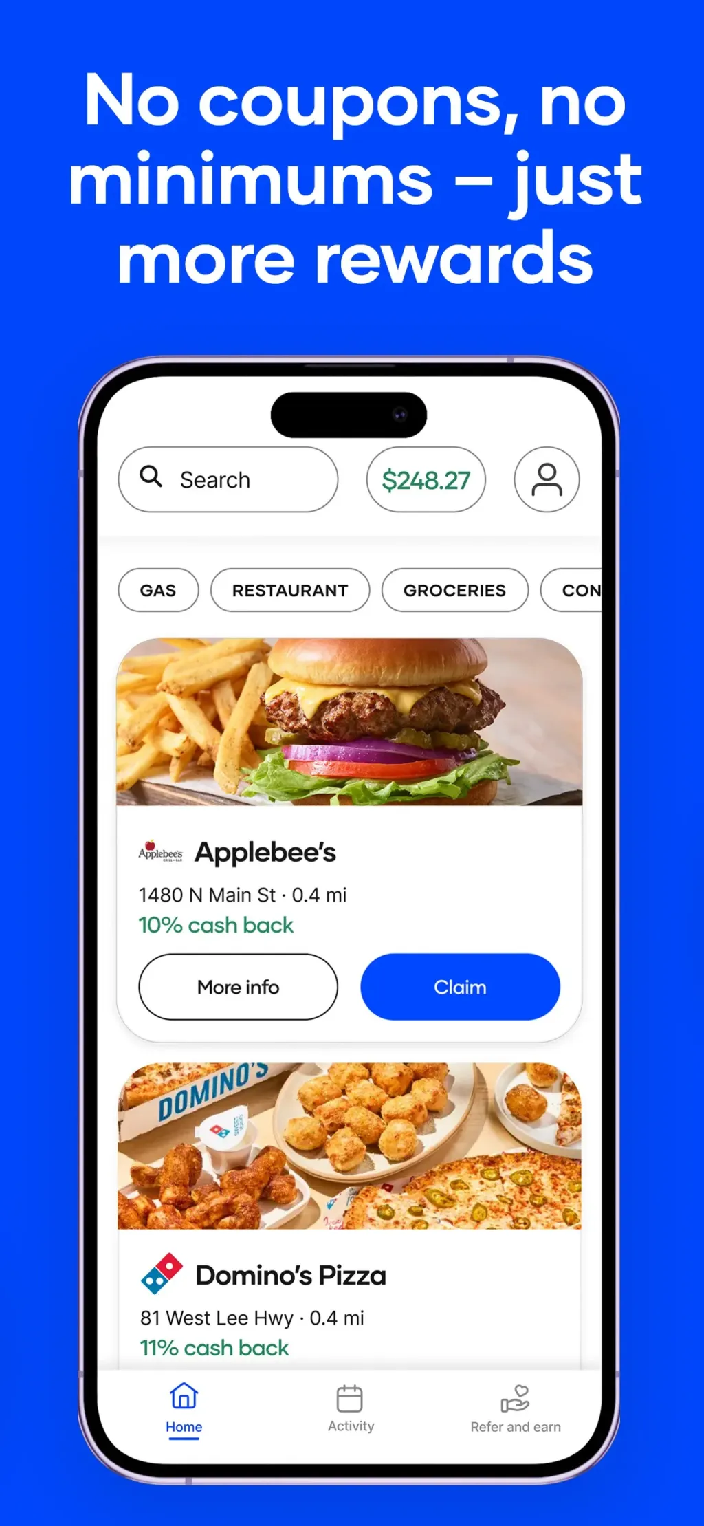 Upside: Gas & Food Cash Back App Store screenshot 5