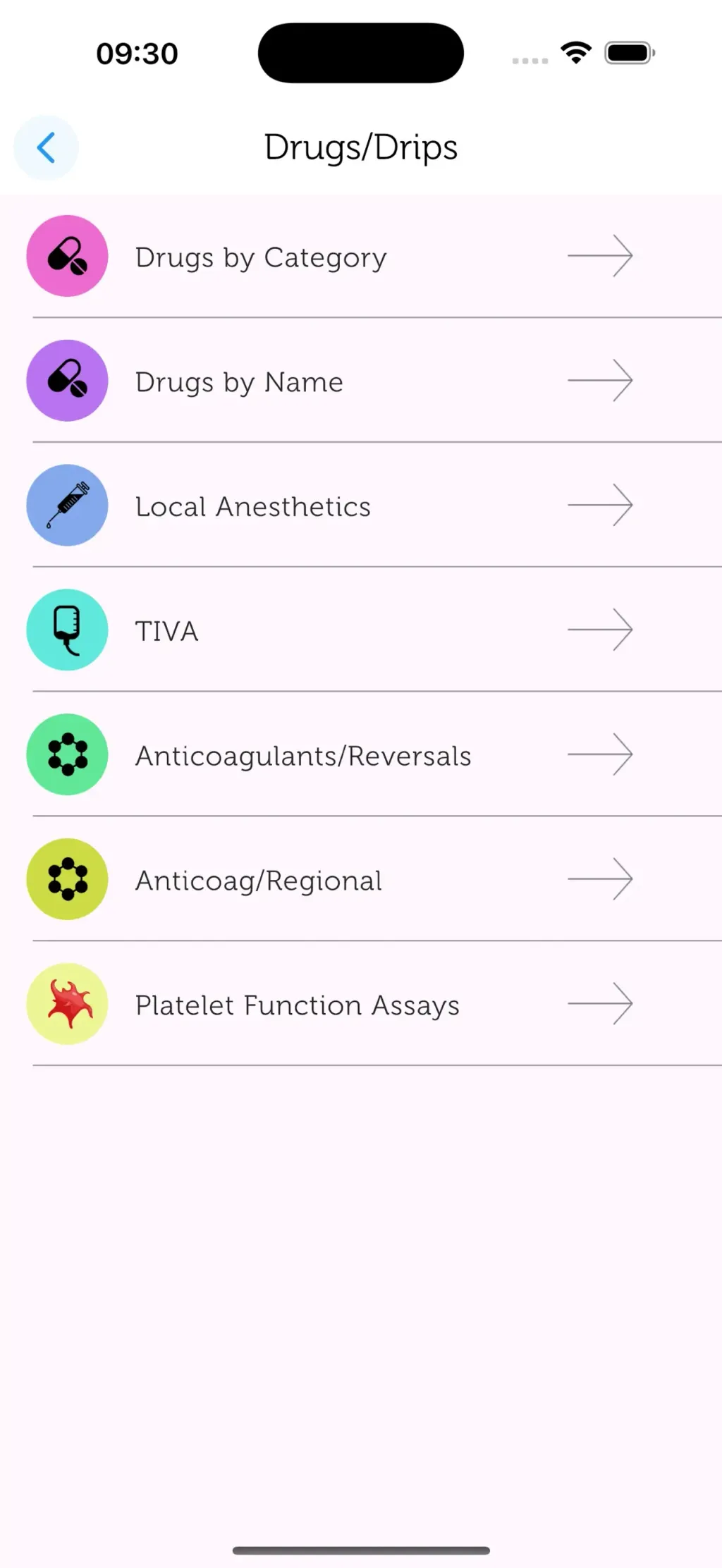 Vargo Anesthesia Mega App screenshot 2
