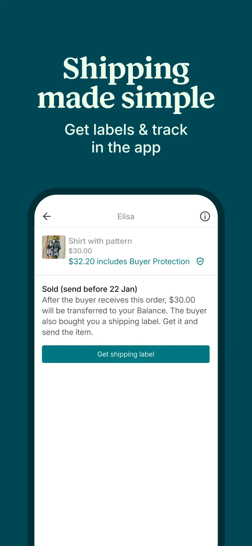 Vinted: Pre-loved marketplace App Store screenshot 5