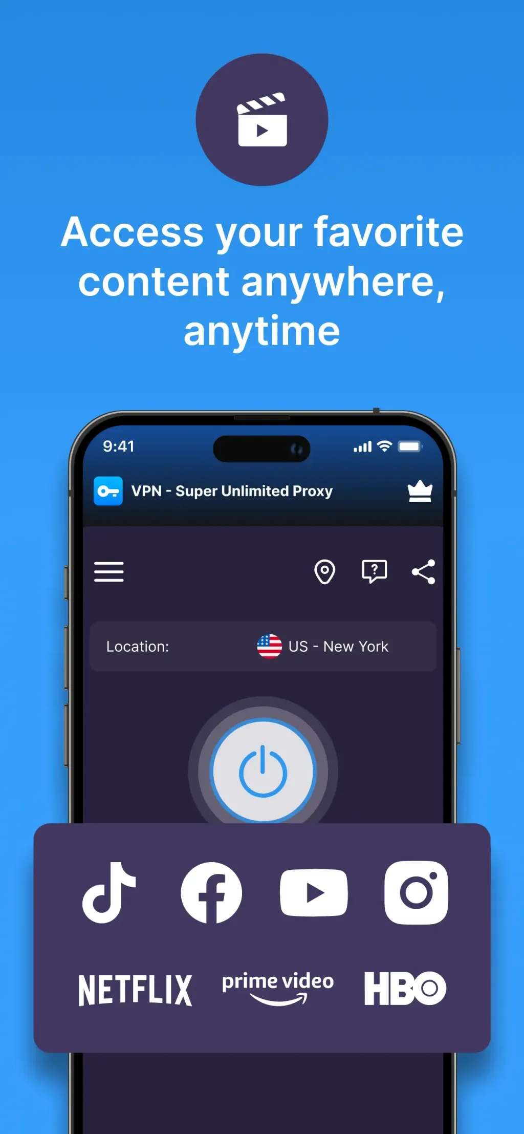 VPN - Super Unlimited Proxy App Store screenshot 1