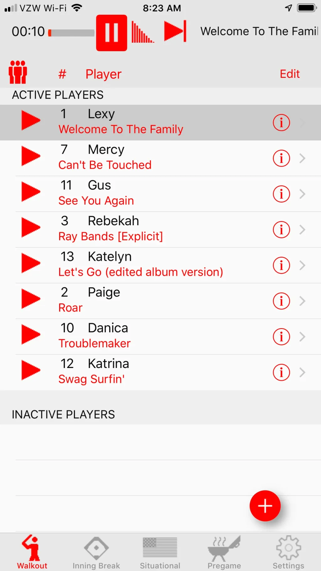 Walkout Song DJ App Store screenshot 1