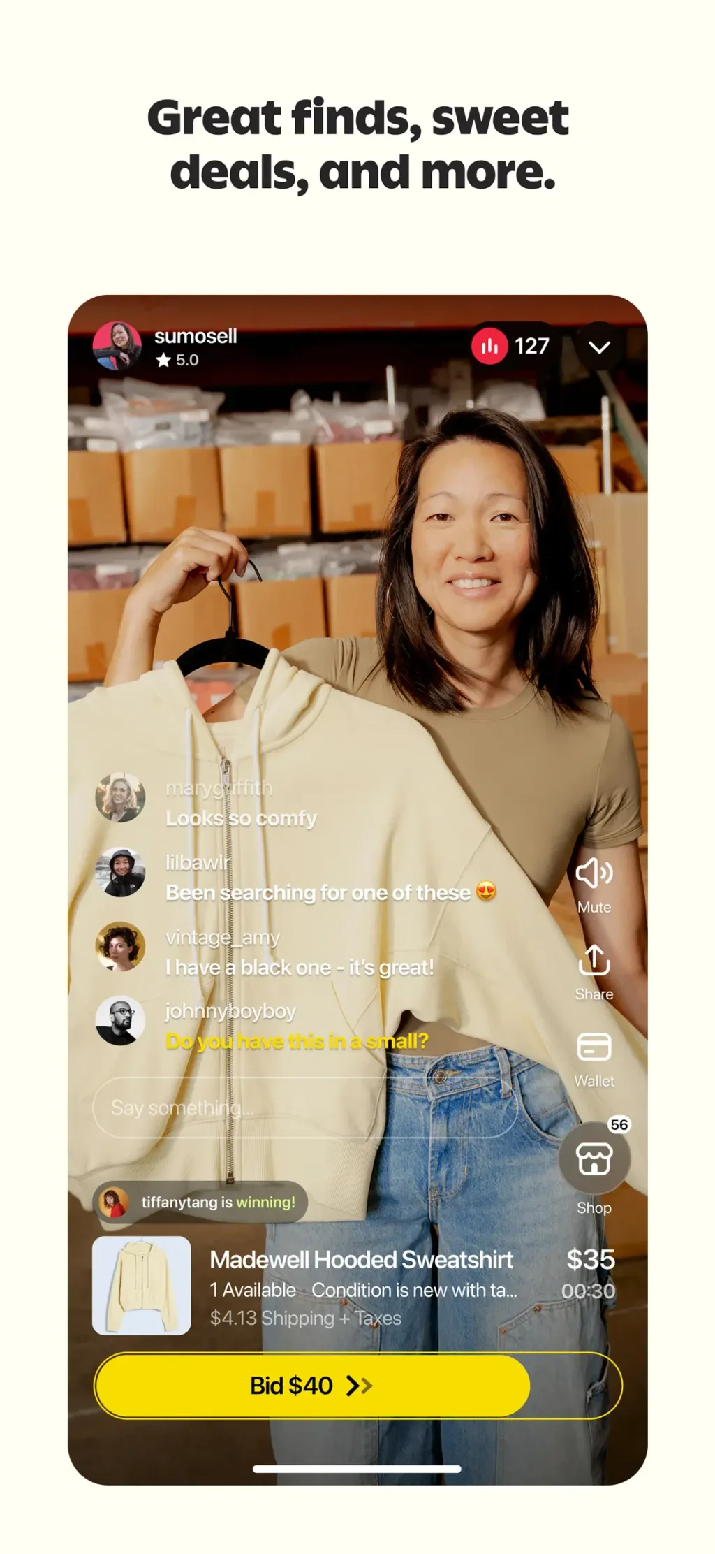 Whatnot: Shop, Sell, Connect App Store screenshot 1