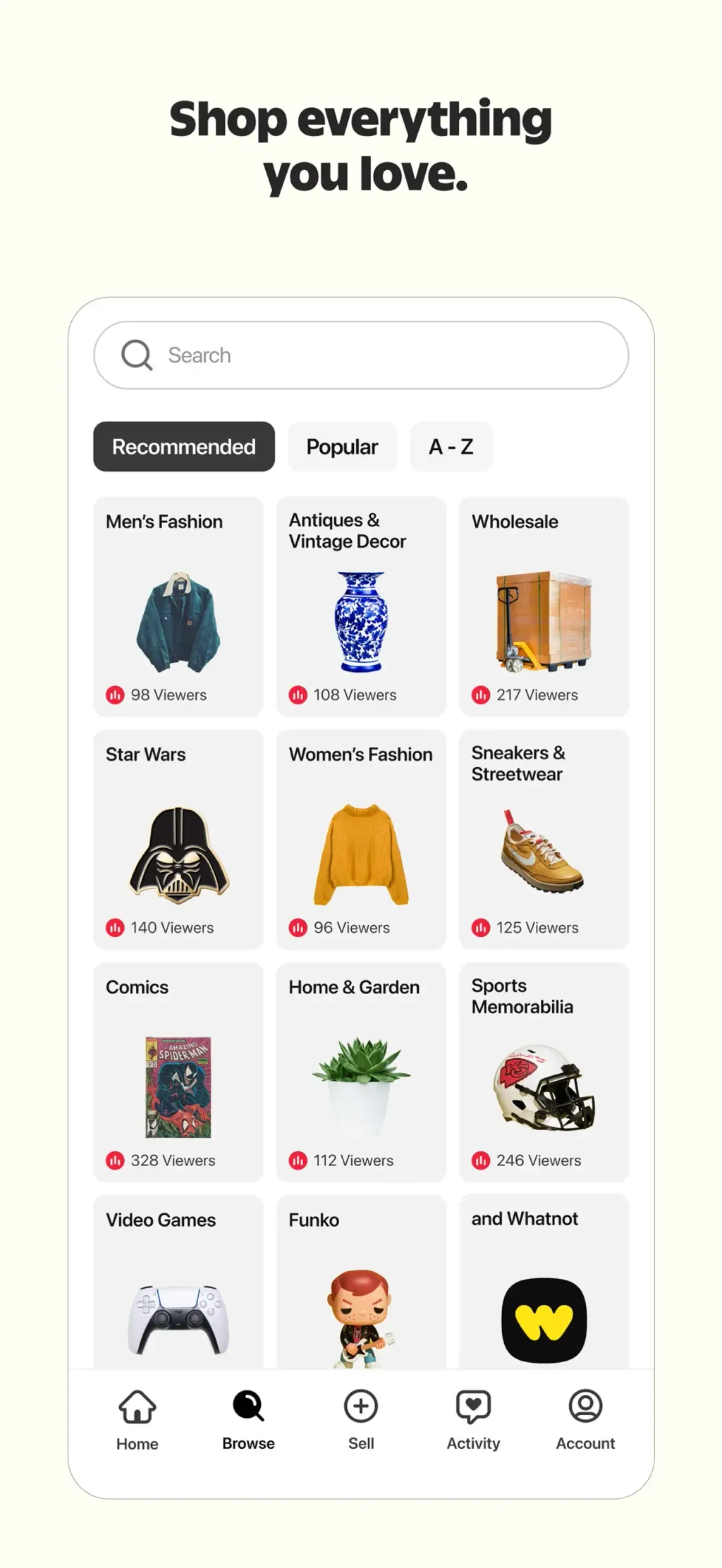 Whatnot: Shop, Sell, Connect App Store screenshot 2