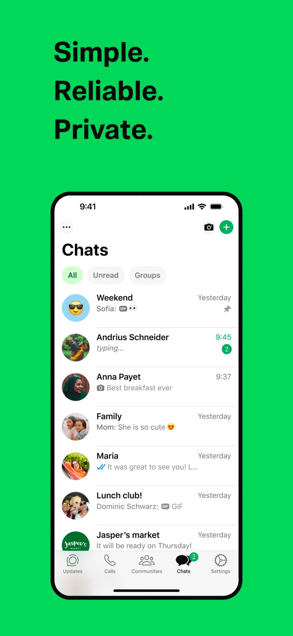 WhatsApp Messenger screenshot 1