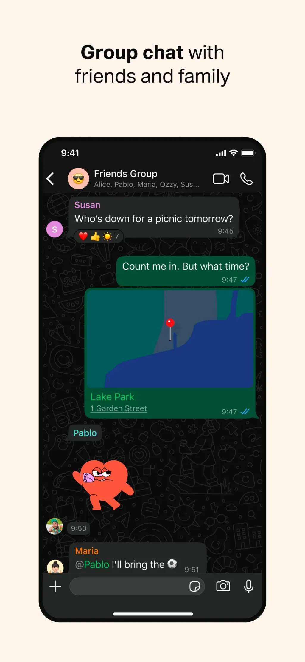 WhatsApp Messenger App Store screenshot 4