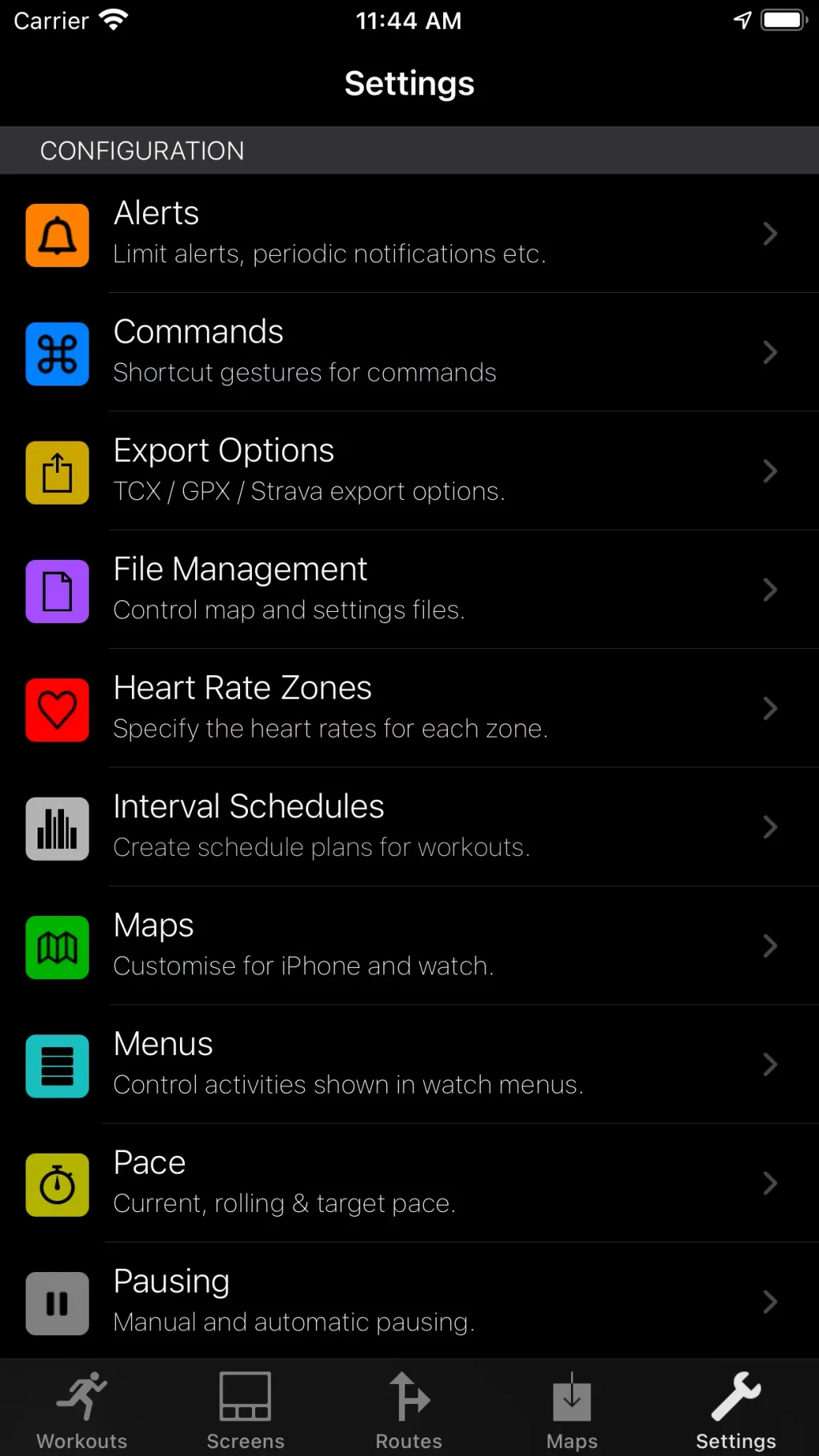 WorkOutDoors App Store screenshot 4