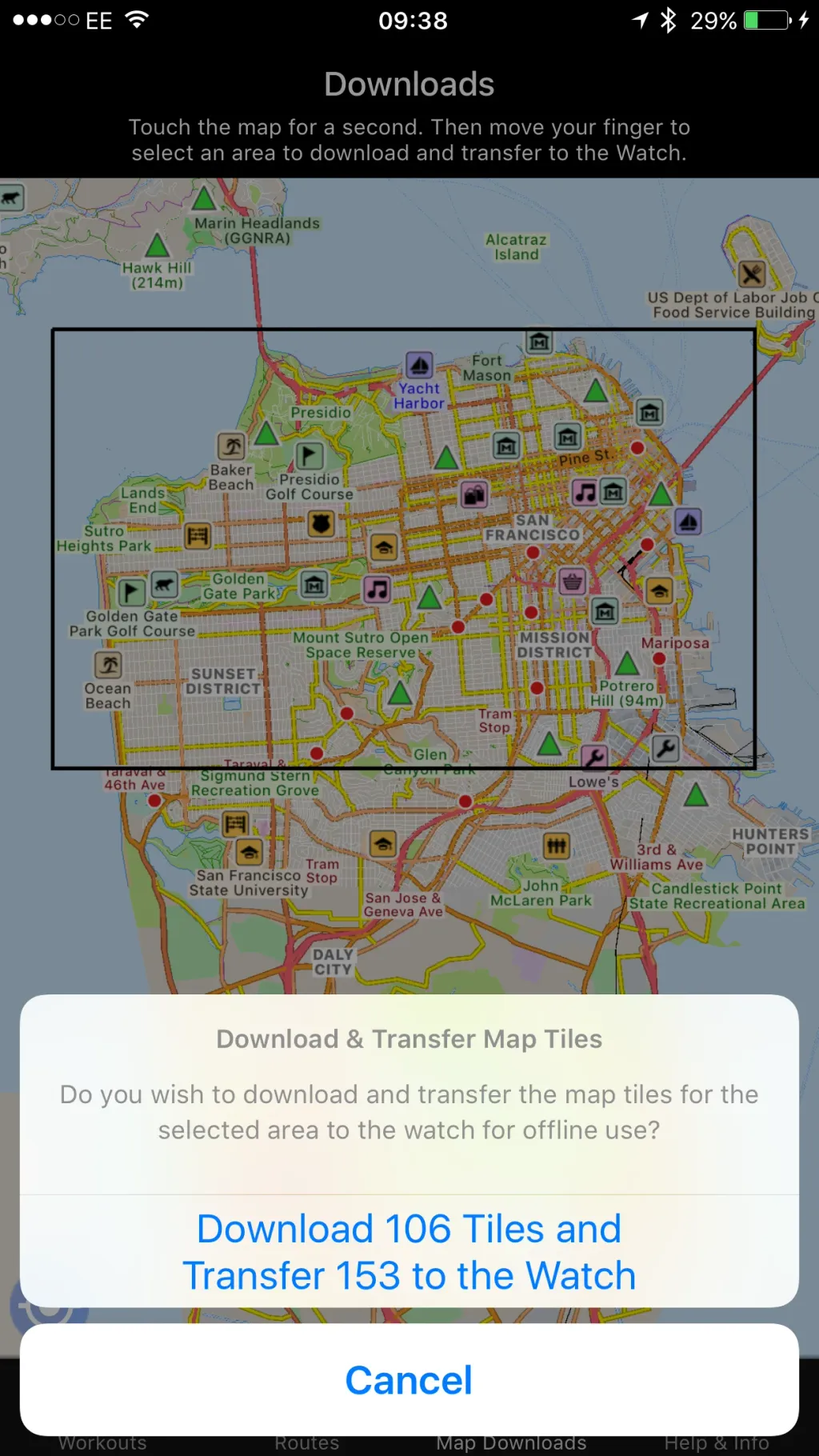 WorkOutDoors App Store screenshot 5