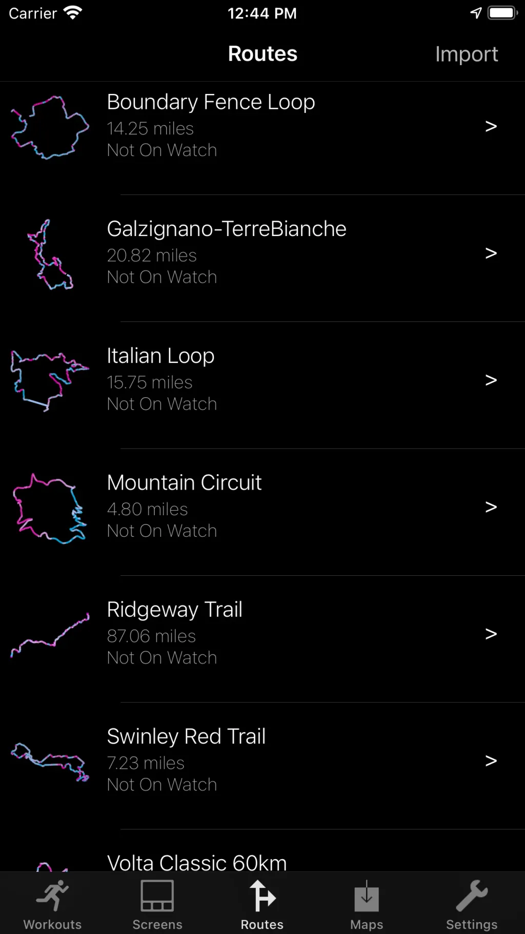 WorkOutDoors App Store screenshot 6