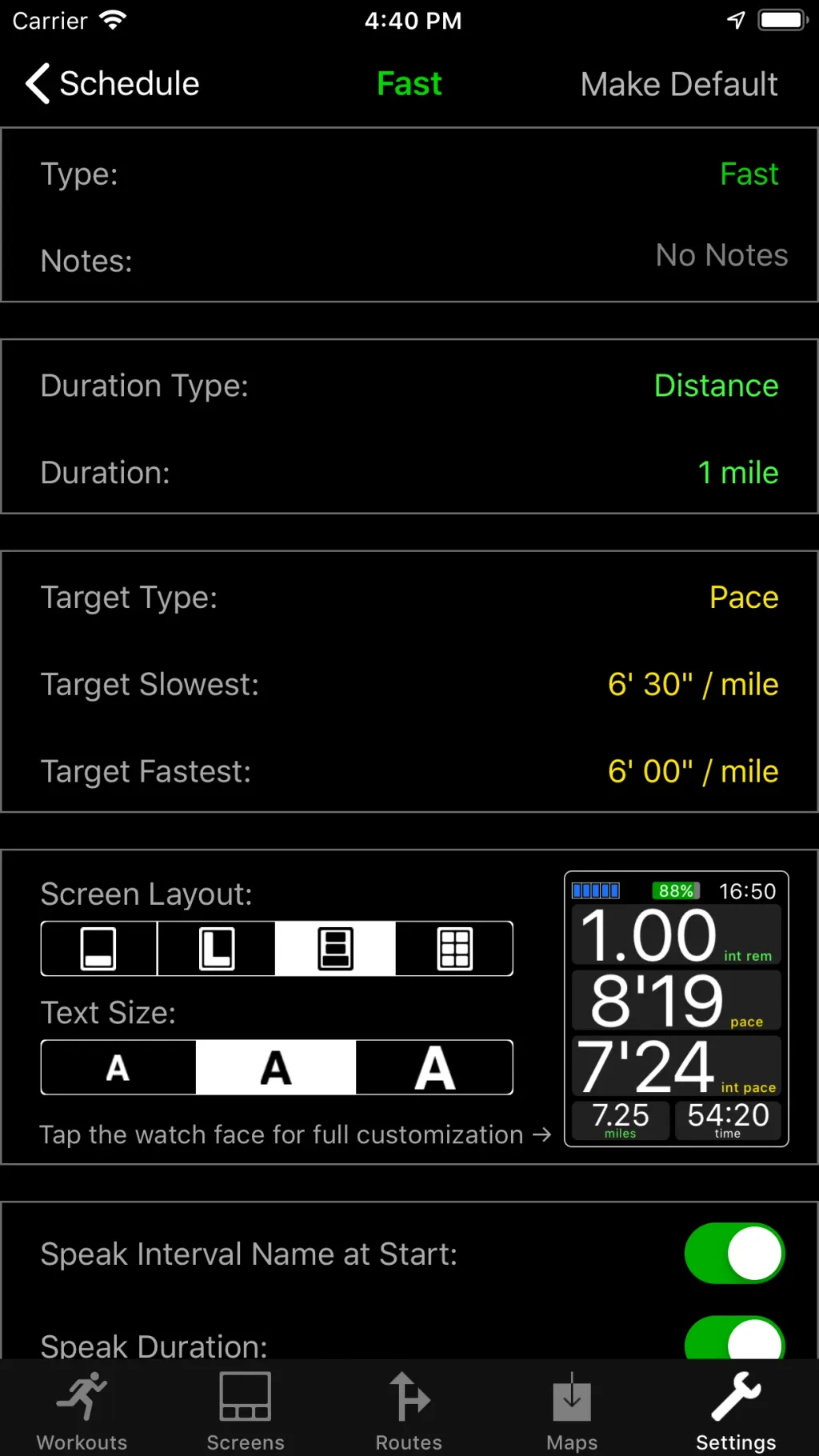 WorkOutDoors App Store screenshot 9
