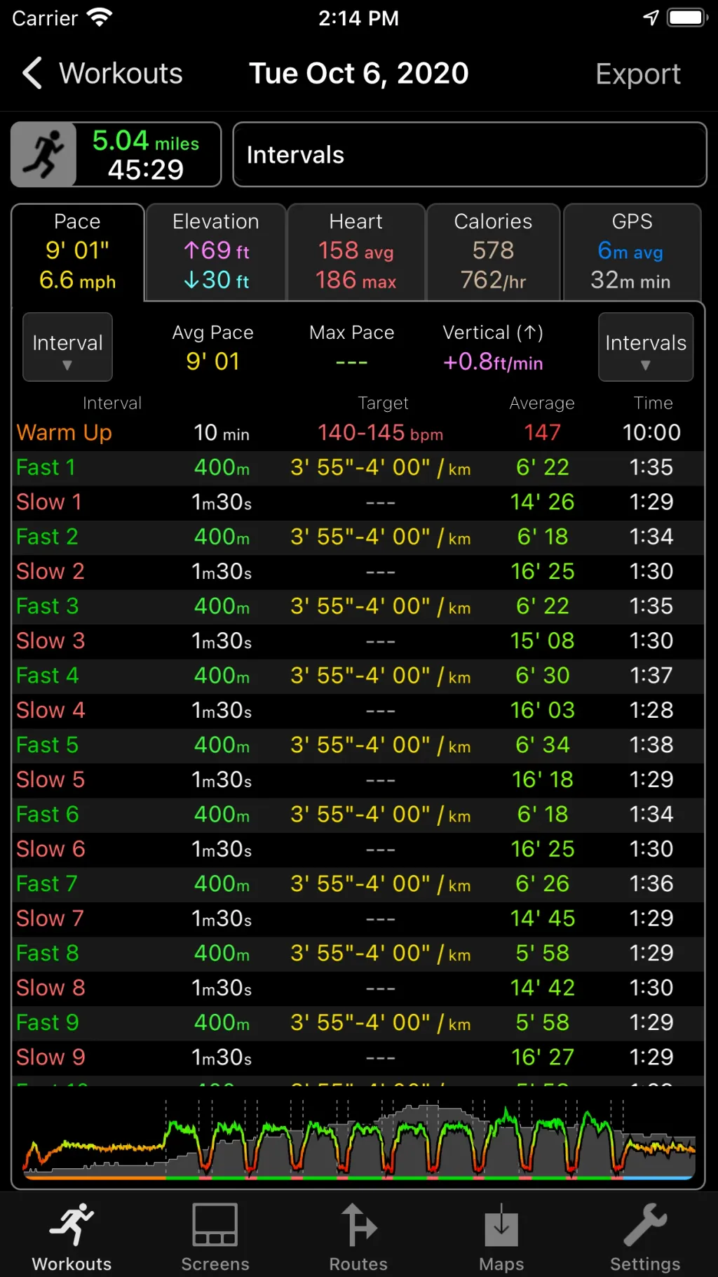 WorkOutDoors App Store screenshot 10