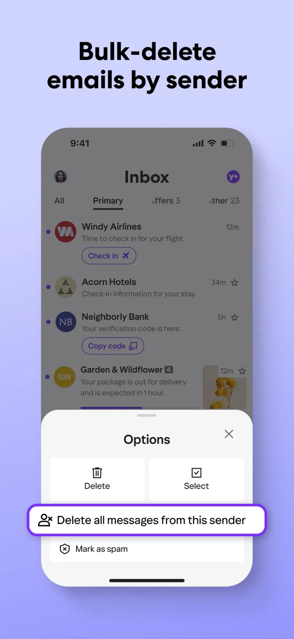 Yahoo Mail: Your Email & Inbox screenshot 1