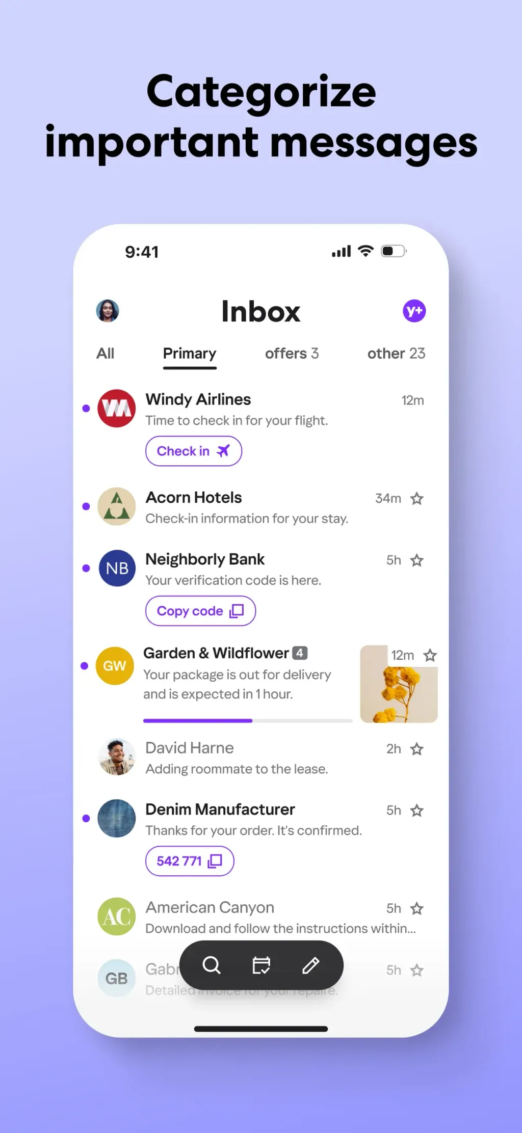 Yahoo Mail: Your Email & Inbox screenshot 2
