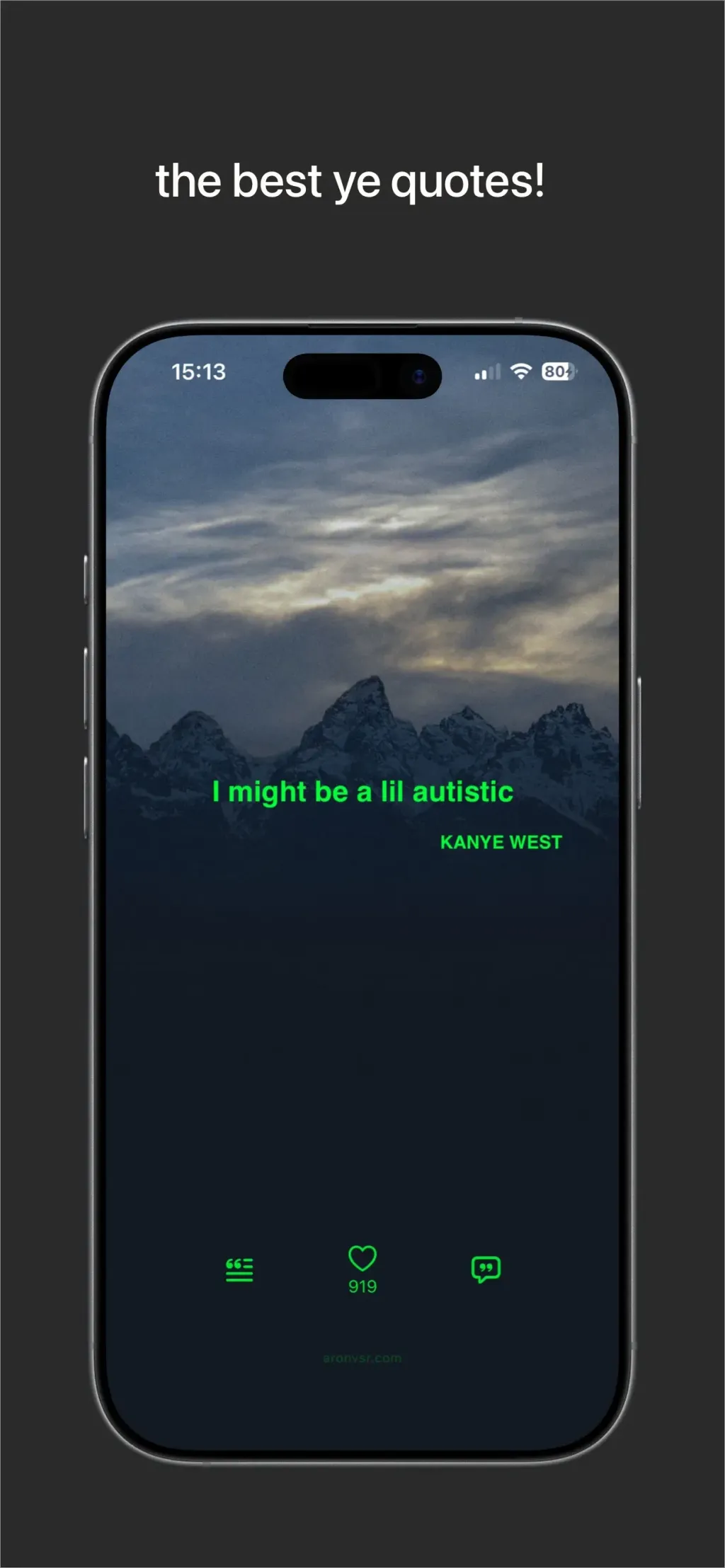 Ye said App Store screenshot 2
