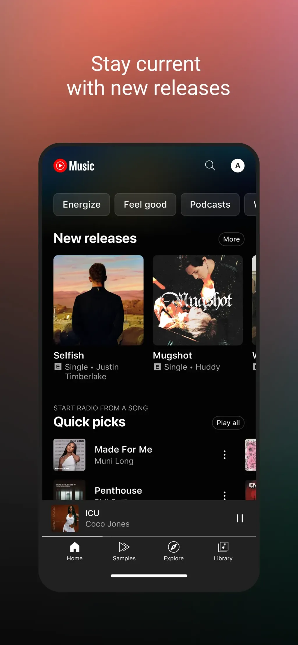 YouTube Music screenshot 1