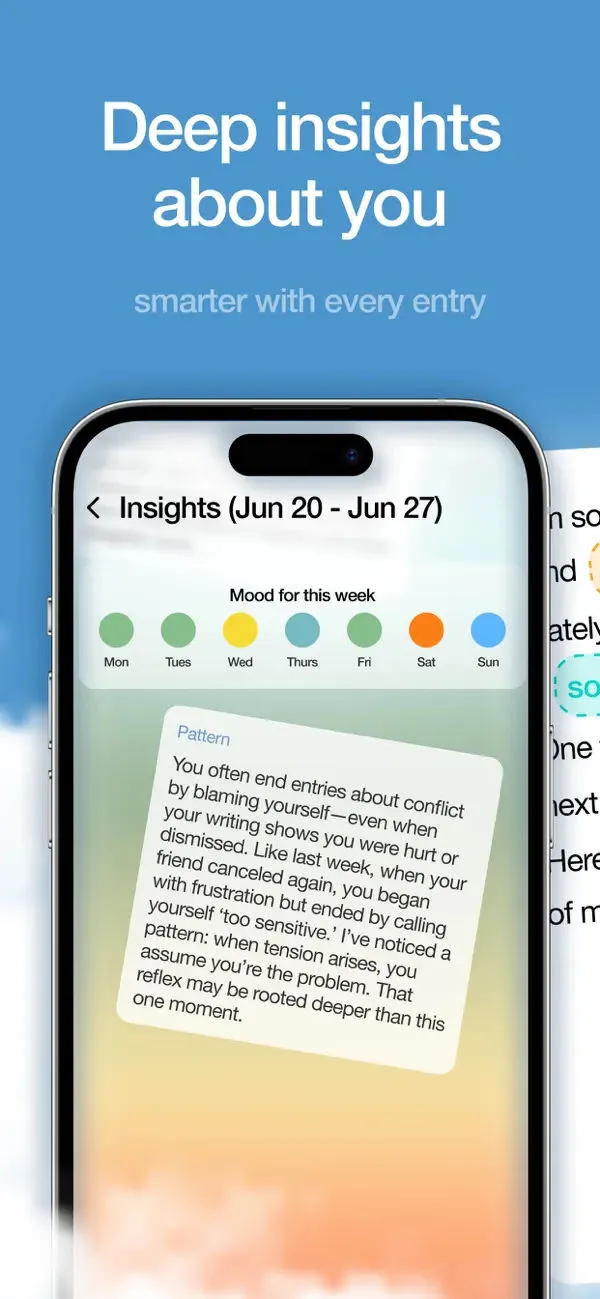 AI Journal & Mood Tracker: ABY screenshot 2